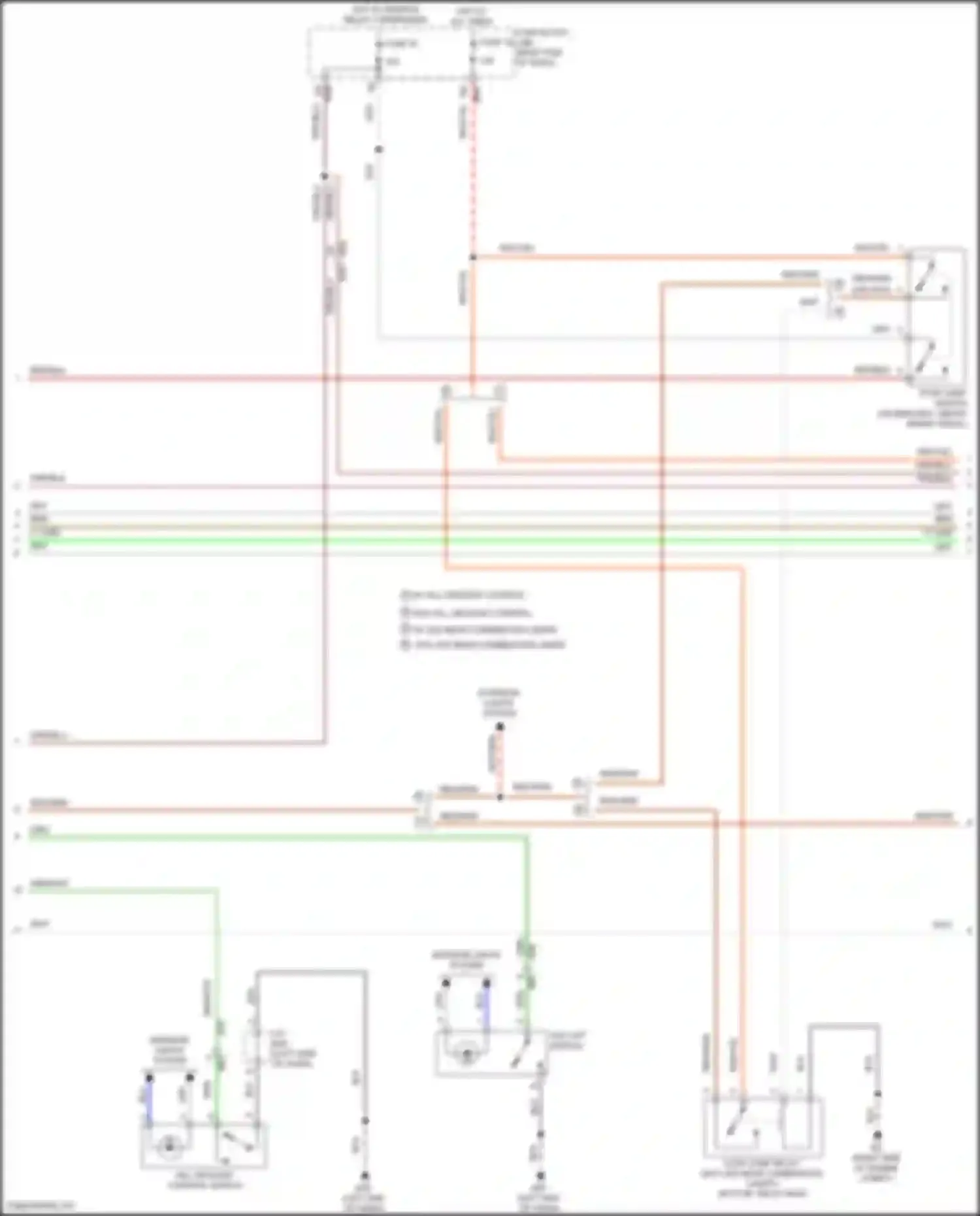 Wiring diagram stop lamp relay for Nissan Titan II (2015-2019) (1 of 6)