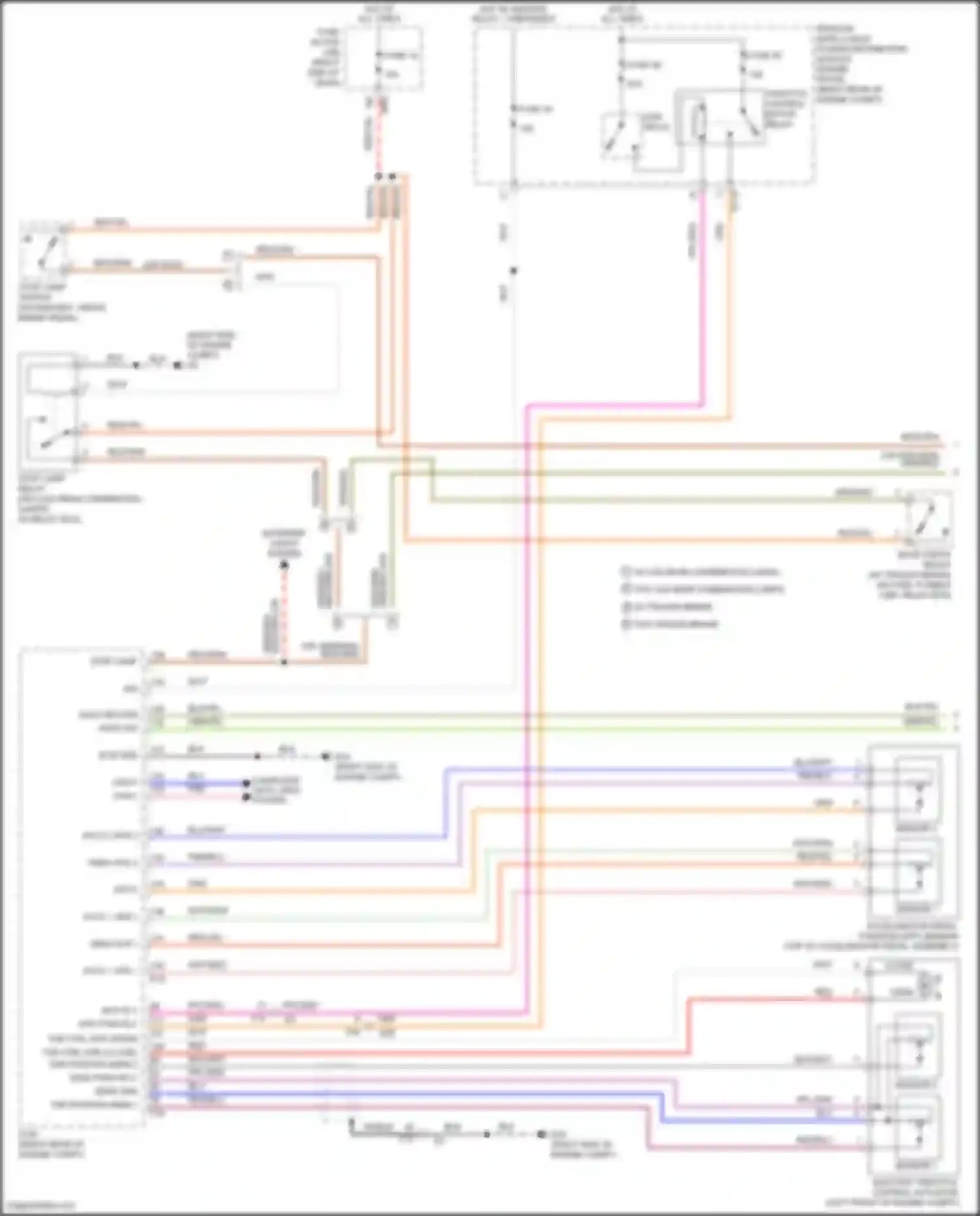 Wiring diagram stop lamp switch for Nissan Titan II (2015-2019) (3 of 8)