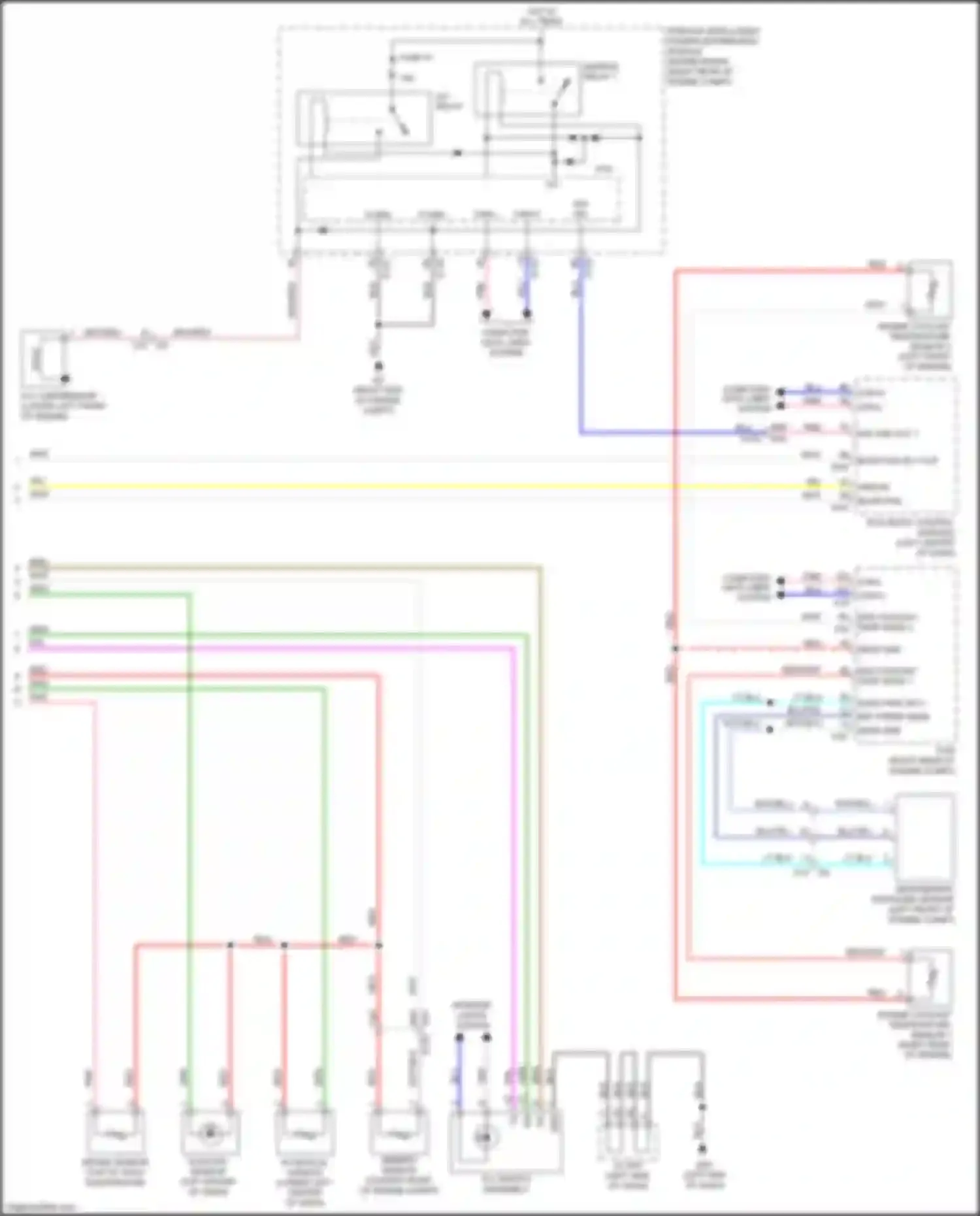 Wiring diagram sunload sensor for Nissan Titan II (2015-2019) (1 of 1)