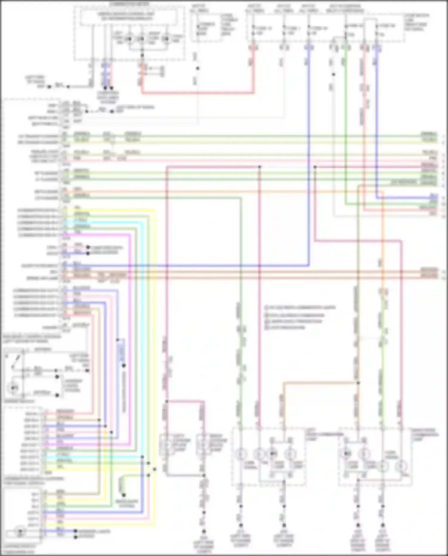 Wiring diagram sw in 1 for Nissan Titan II (2015-2019) (1 of 2)