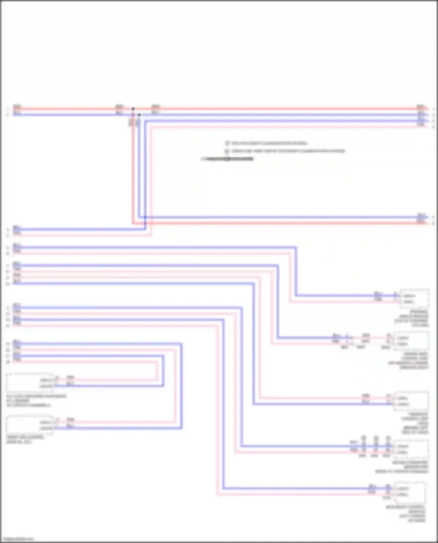 Wiring diagram transfer control unit for Nissan Titan II (2015-2019) (2 of 2)