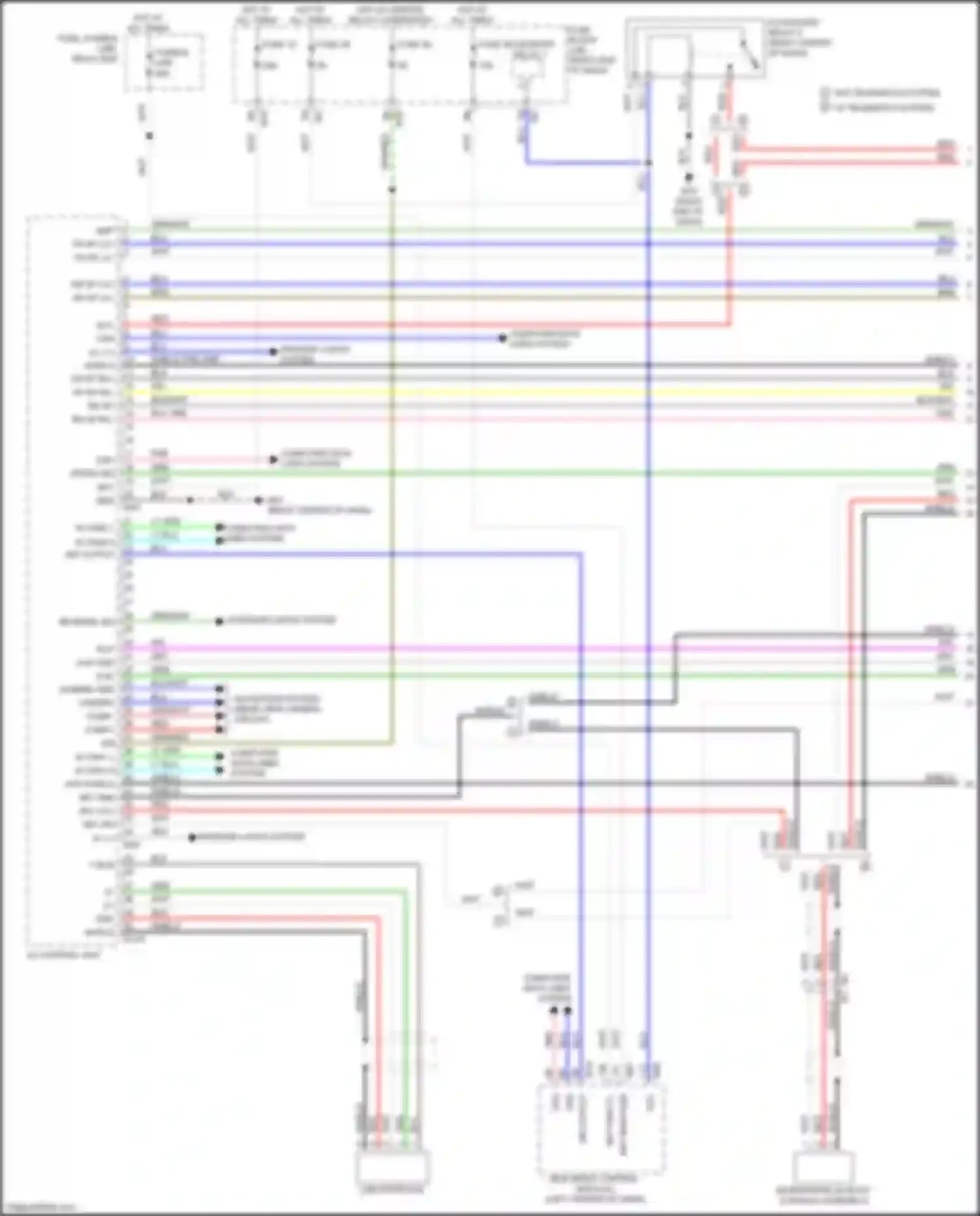 Wiring diagram usb interface for Nissan Titan II (2015-2019) (1 of 5)