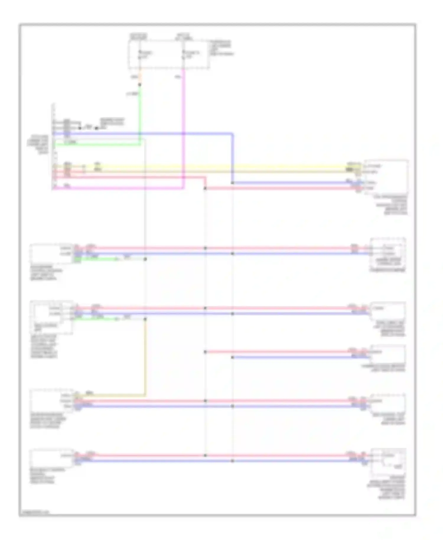 Versa Nissan I (2006-2012): Computer data lines circuit