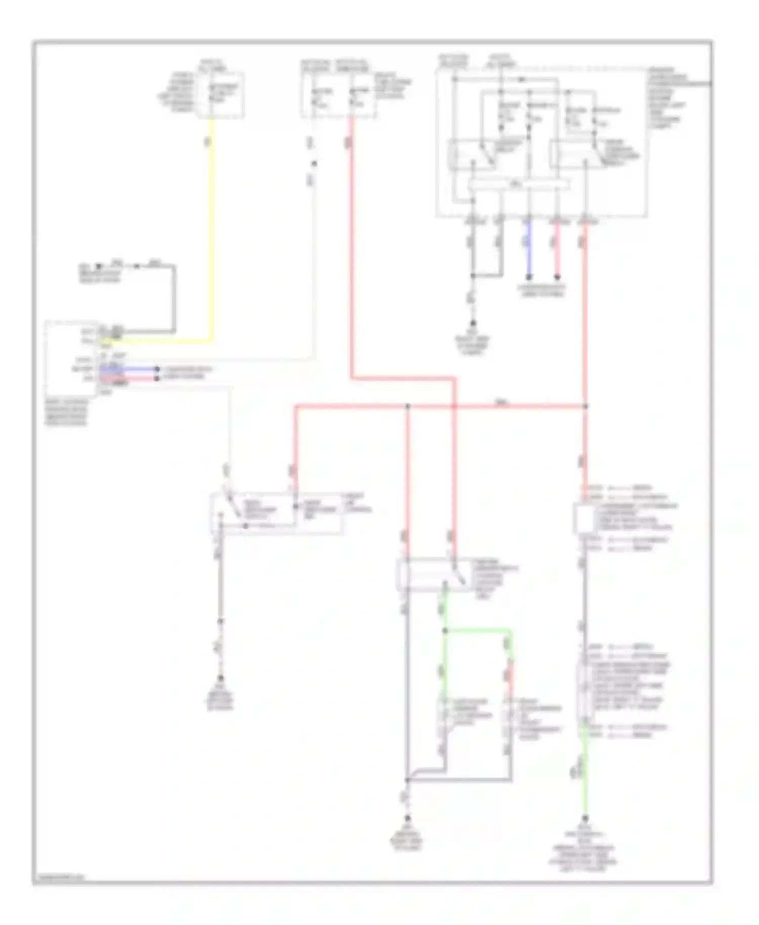 Versa Nissan I (2006-2012): Defoggers circuit