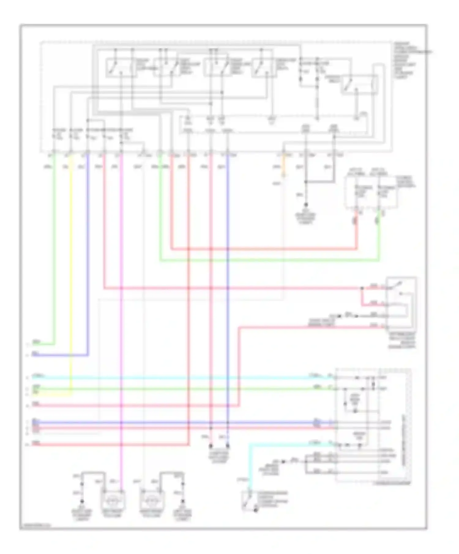 Versa Nissan I (2006-2012): Headlights circuit, with drl (2 of 2)