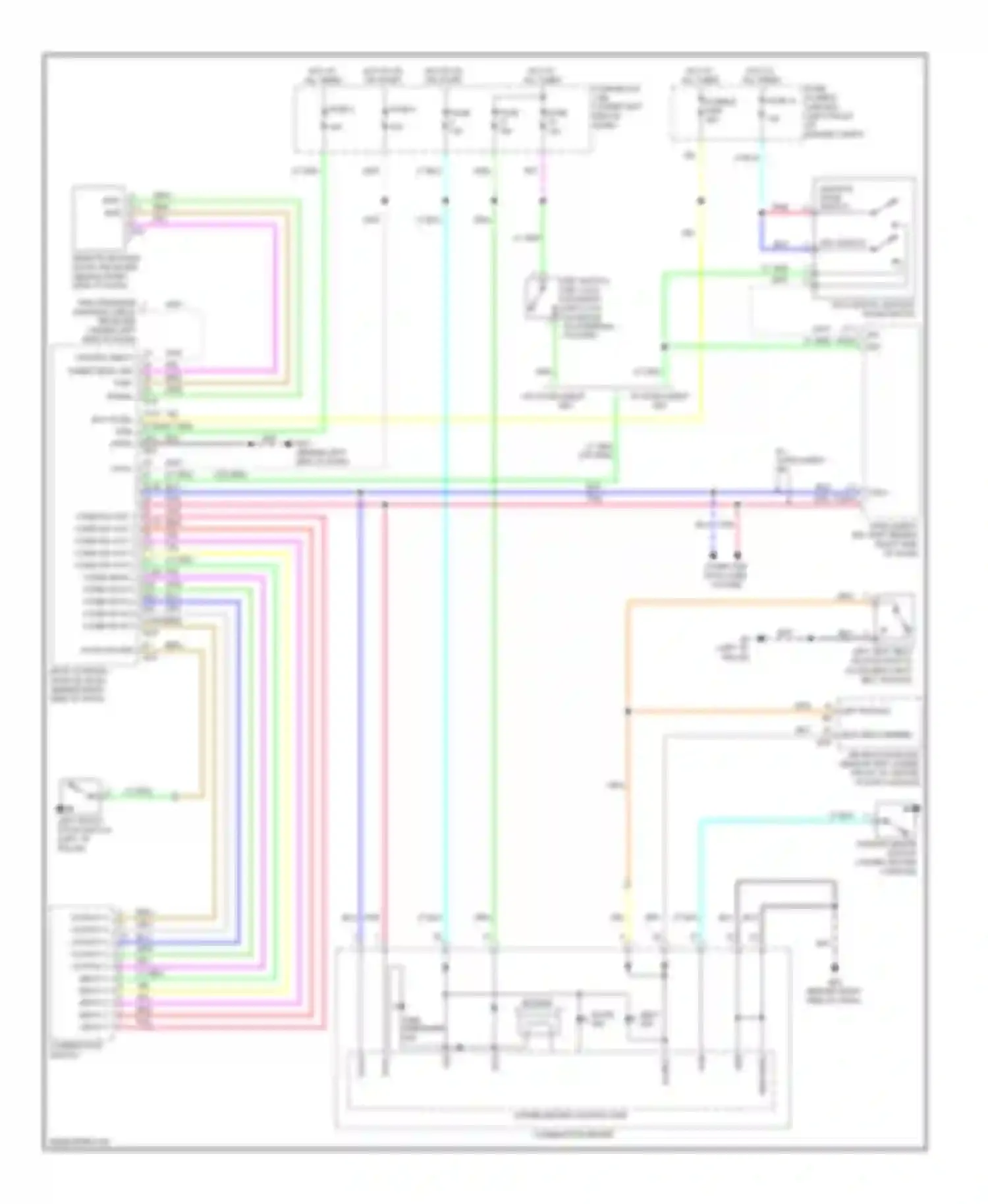 Versa Nissan I (2006-2012): Warning systems circuit