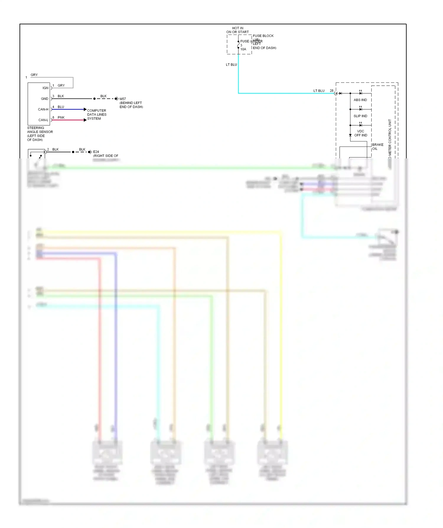 Wiring diagram brn for Nissan Versa I (2006-2012) (3 of 58)