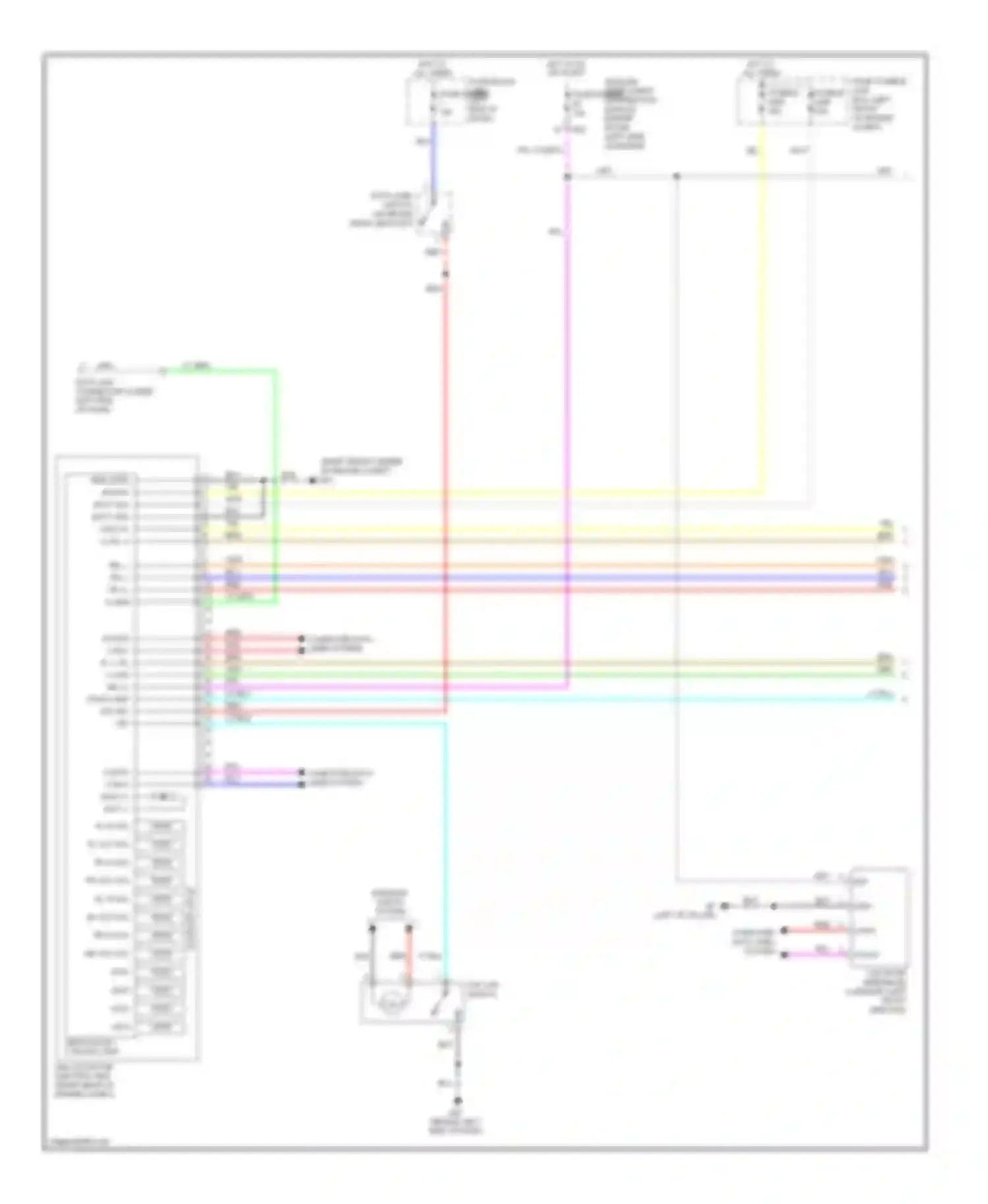 Wiring diagram computer data lines system for Nissan Versa I (2006-2012) (2 of 36)
