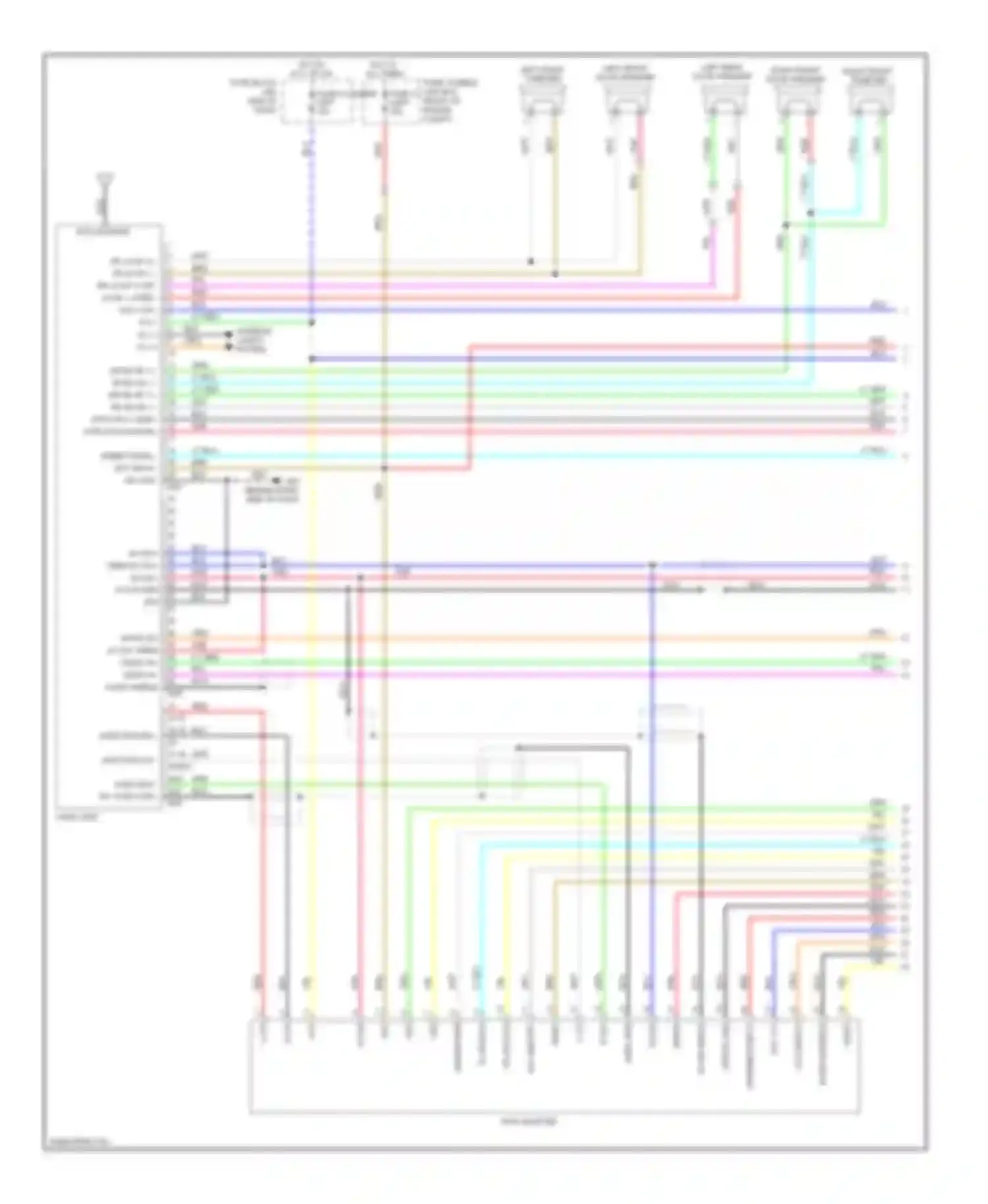 Wiring diagram ipod adapter for Nissan Versa I (2006-2012) (1 of 1)