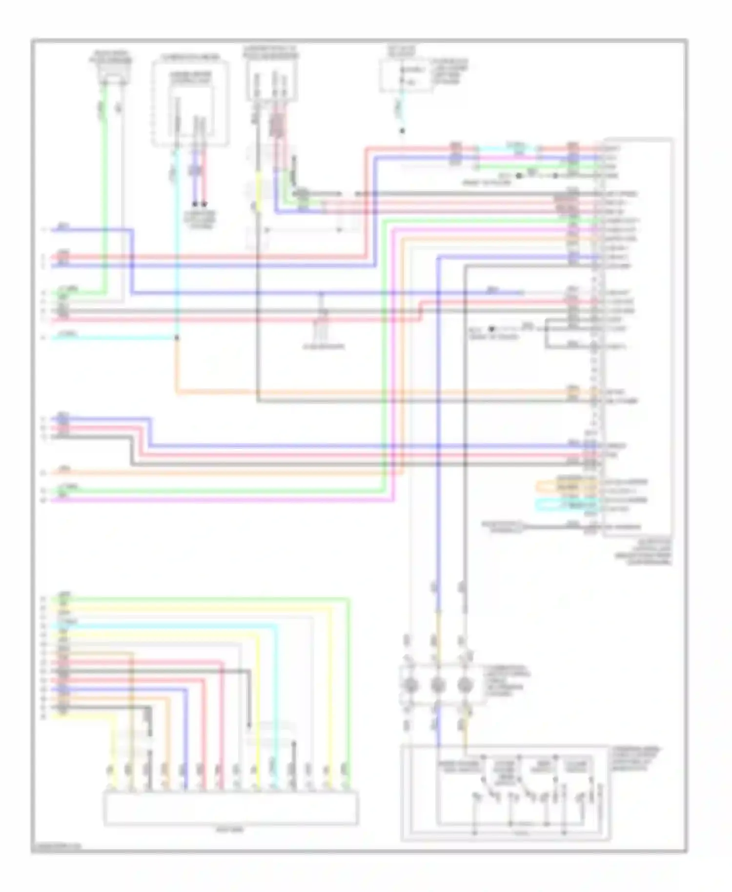 Wiring diagram lad-out 1 lad-out 2 lad-gnd cont 1 cont 2 pnk for Nissan Versa I (2006-2012) (1 of 1)