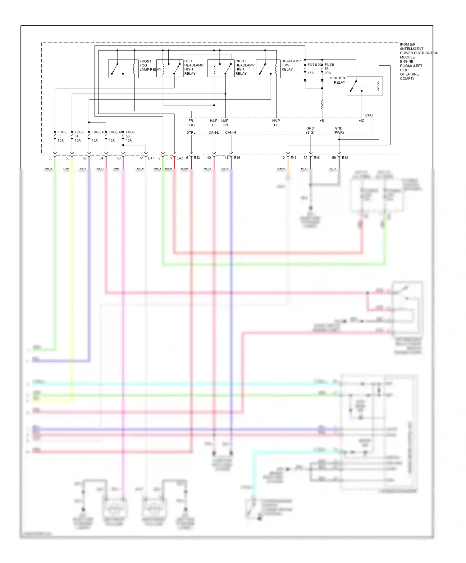 Wiring diagram lt blu for Nissan Versa I (2006-2012) (26 of 55)