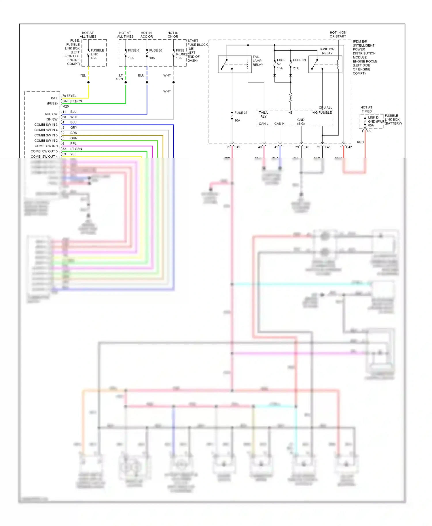Wiring diagram lt blu for Nissan Versa I (2006-2012) (29 of 55)
