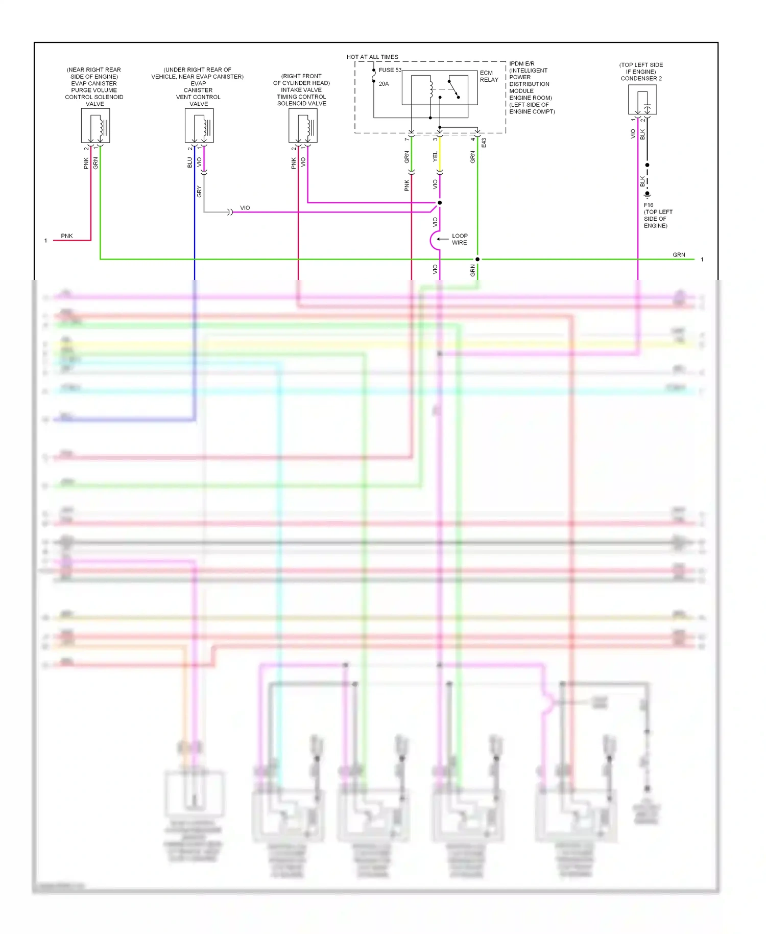 Wiring diagram vio for Nissan Versa I (2006-2012) (2 of 16)