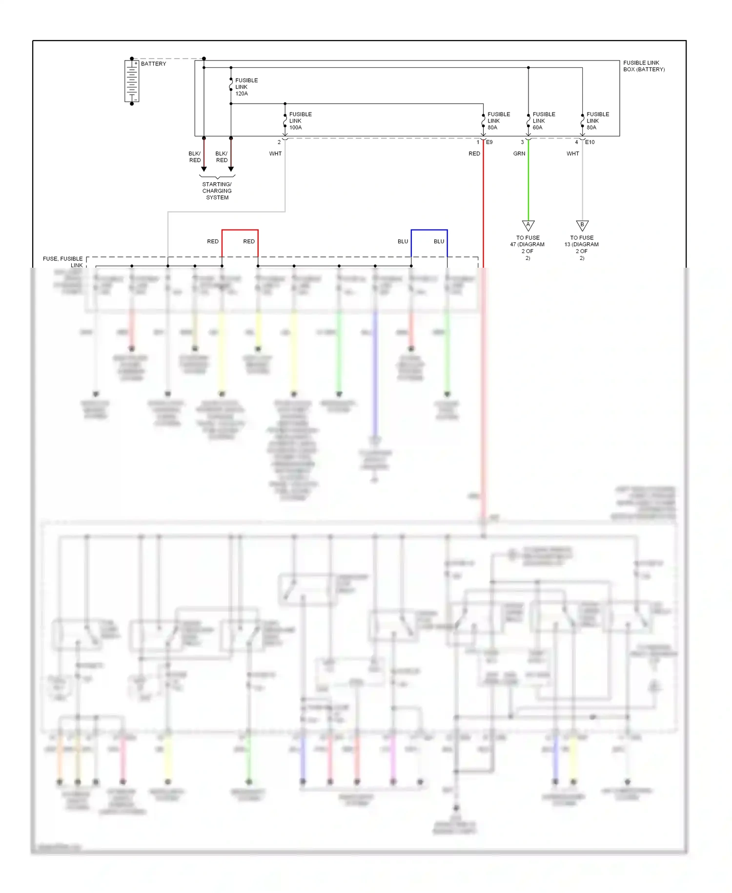 Wiring diagram wiper/washer system for Nissan Versa I (2006-2012) (3 of 4)