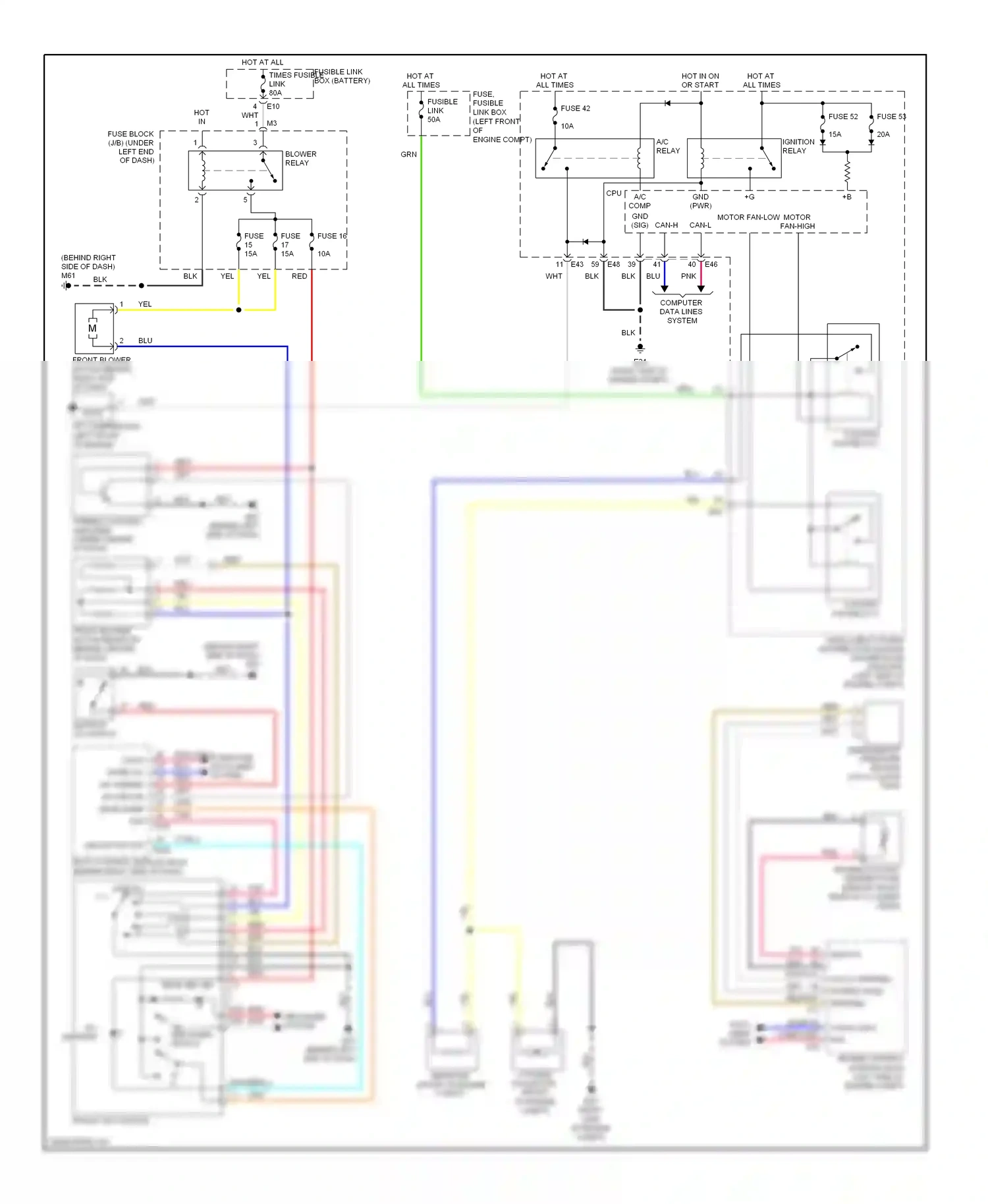 Wiring diagram yel for Nissan Versa I (2006-2012) (10 of 53)