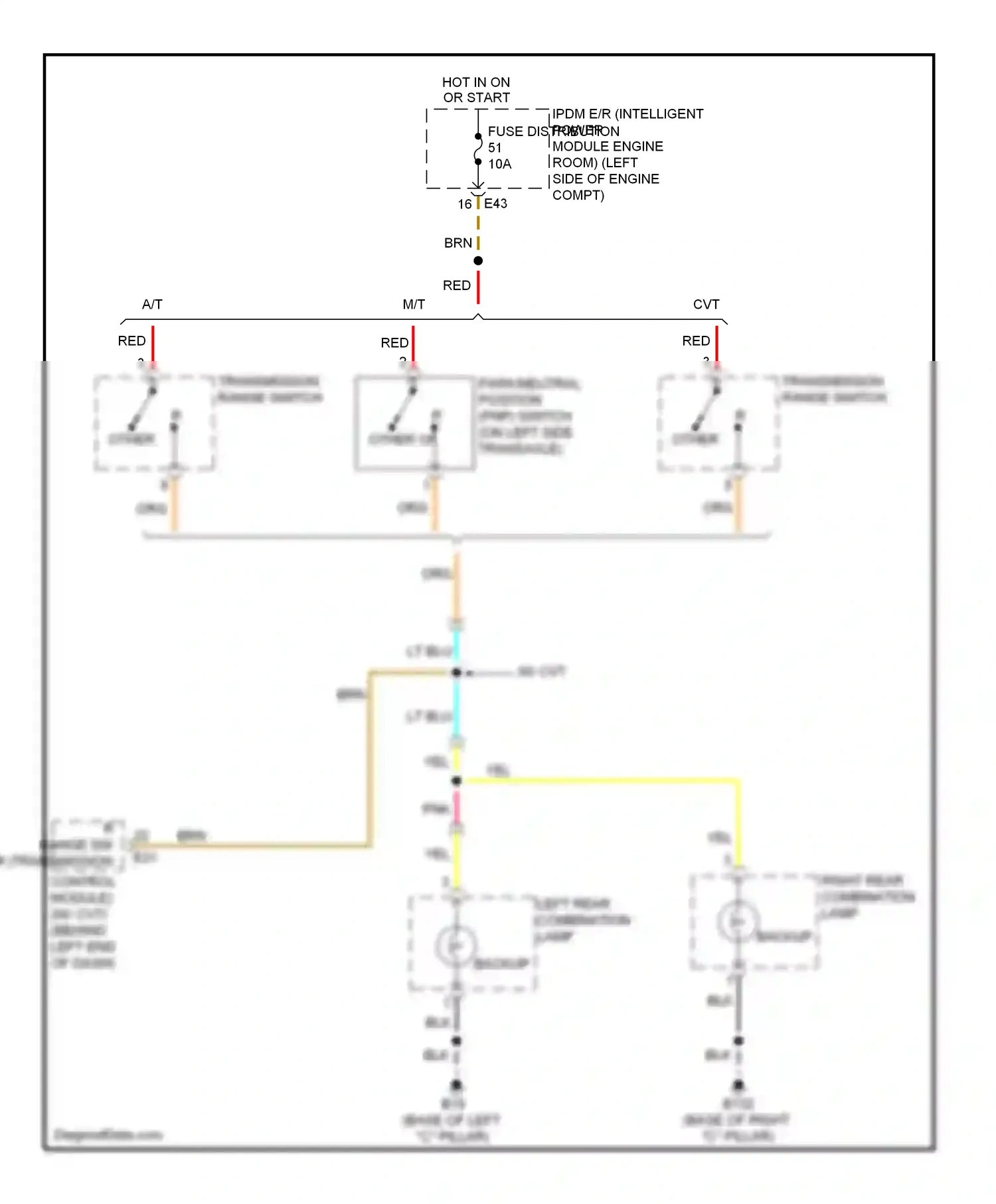 Wiring diagram yel for Nissan Versa I (2006-2012) (21 of 53)