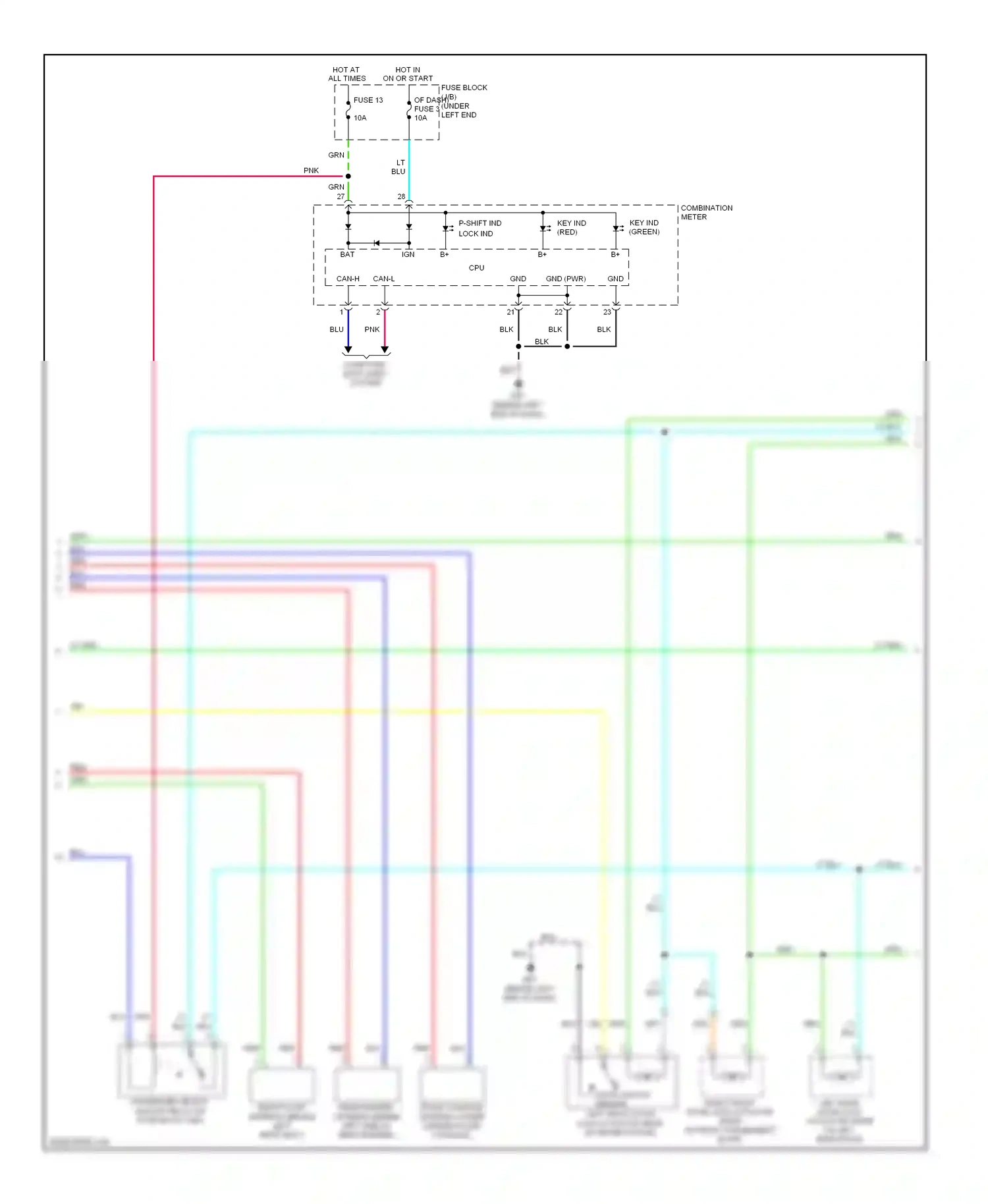 Wiring diagram yel for Nissan Versa I (2006-2012) (34 of 53)