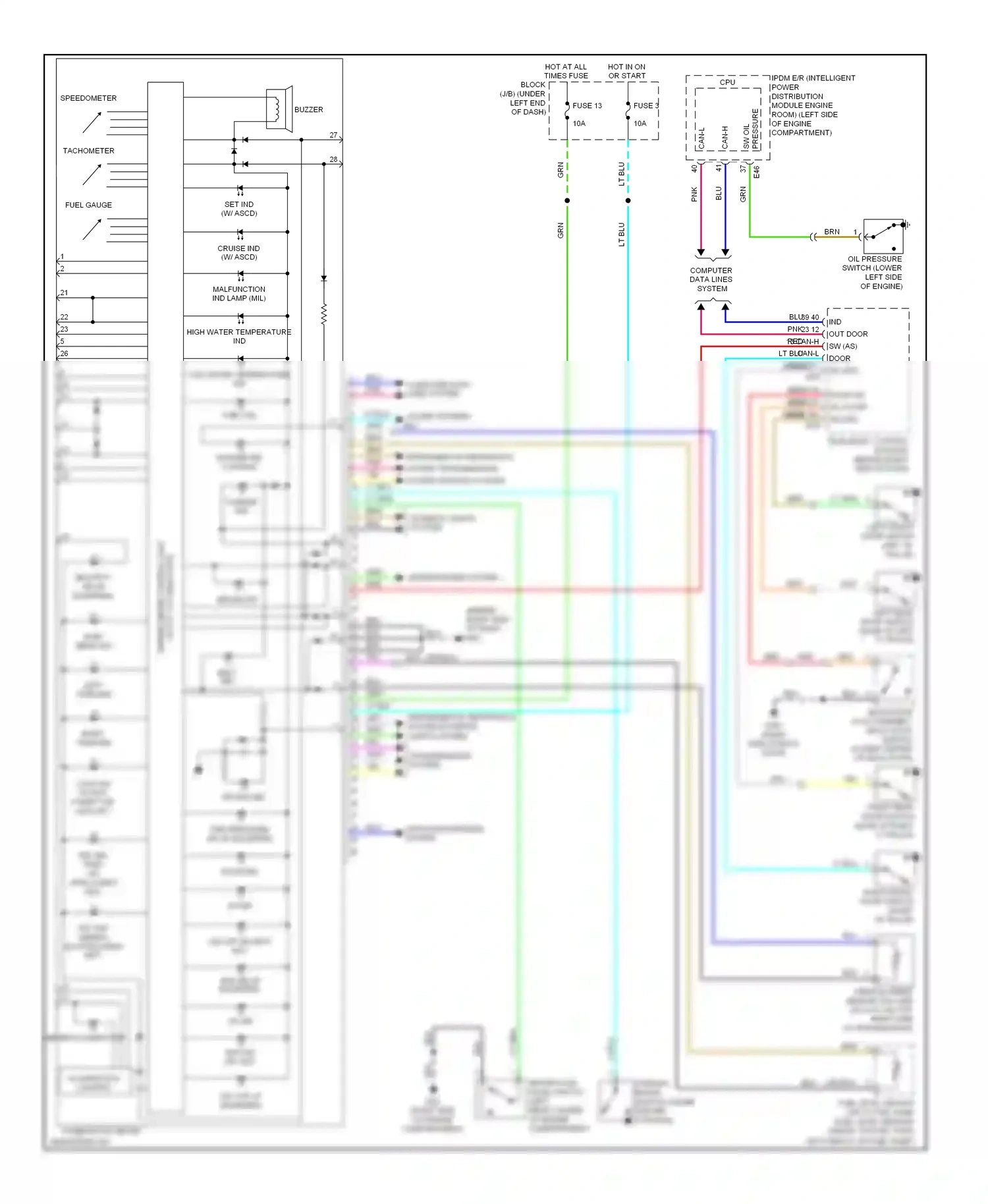 Wiring diagram yel for Nissan Versa I (2006-2012) (28 of 53)