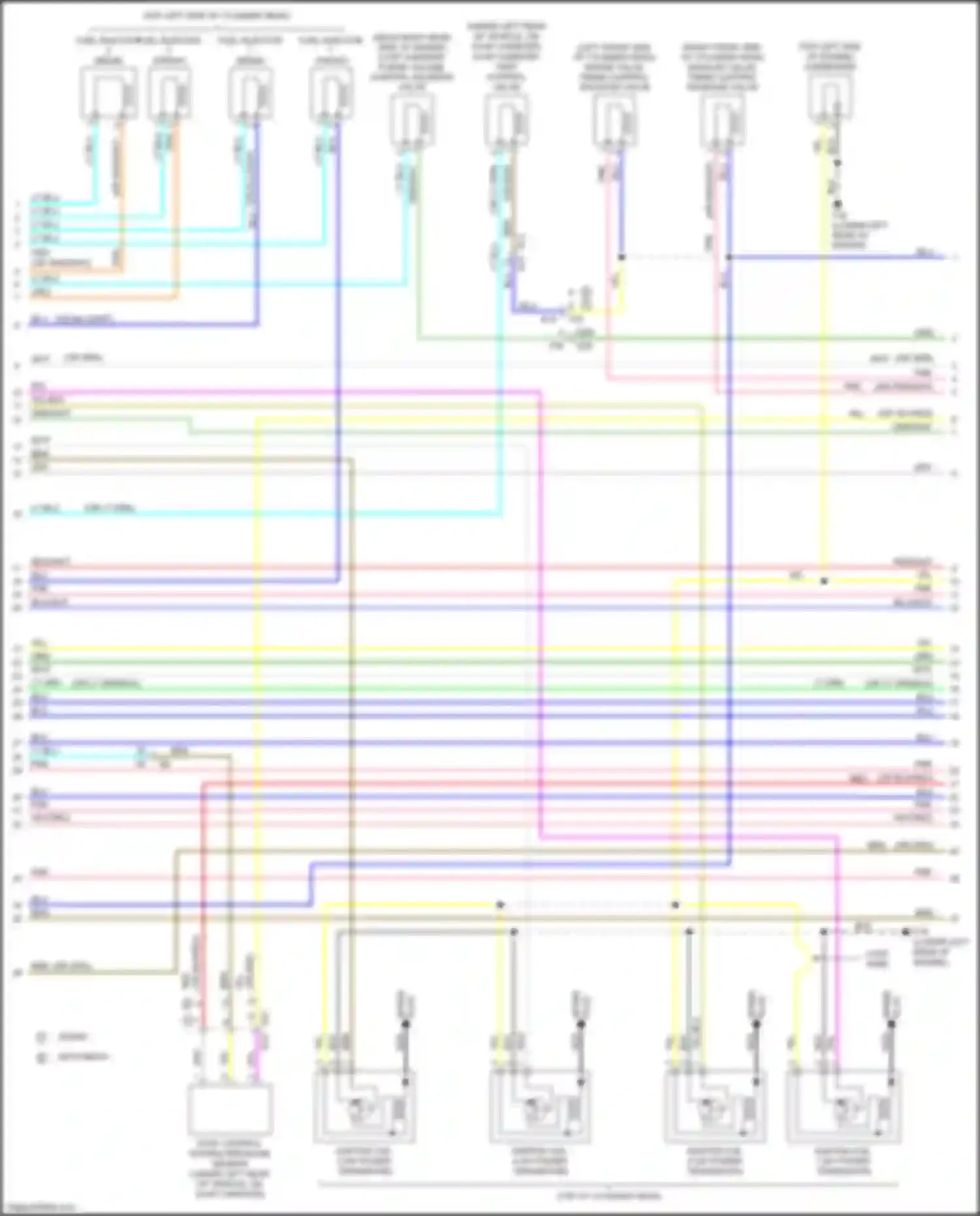 Versa Nissan II facelift (2014-2019): Wiring diagram engine performance 1.6l (2 of 5)