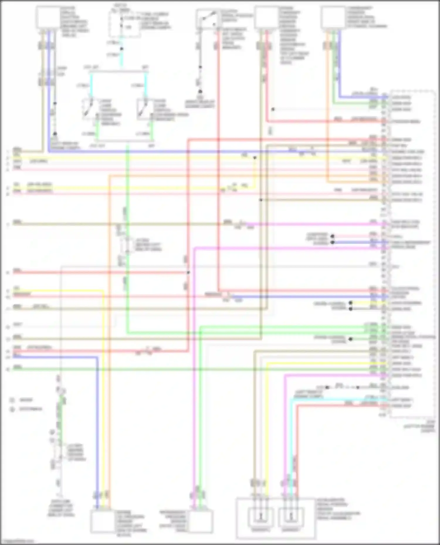 Versa Nissan II facelift (2014-2019): Wiring diagram engine performance 1.6l (5 of 5)