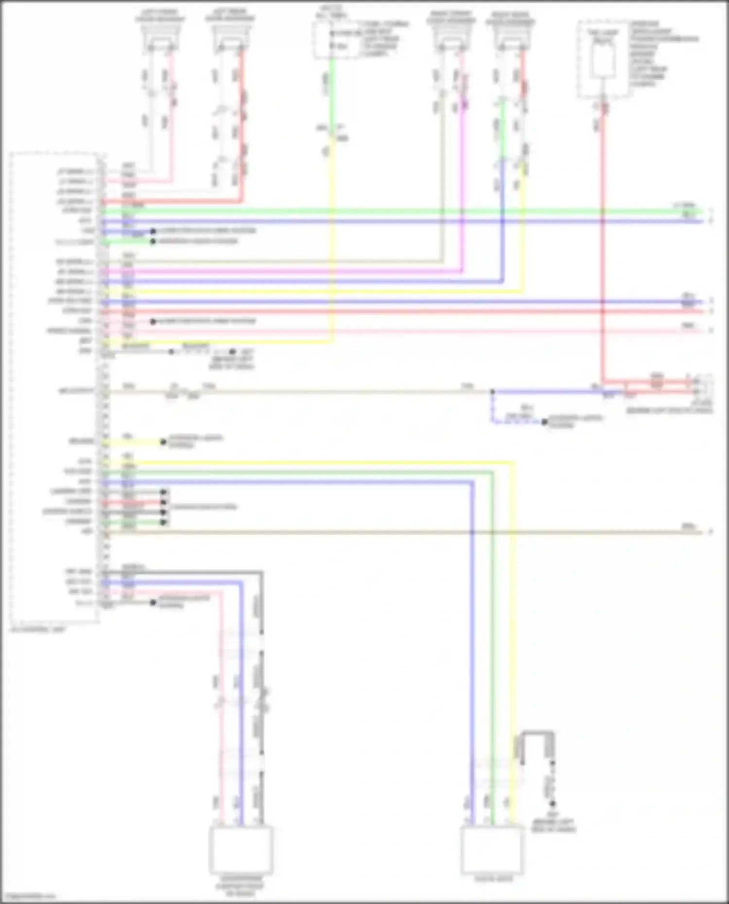 Versa Nissan II facelift (2014-2019): Navigation circuit (1 of 2)