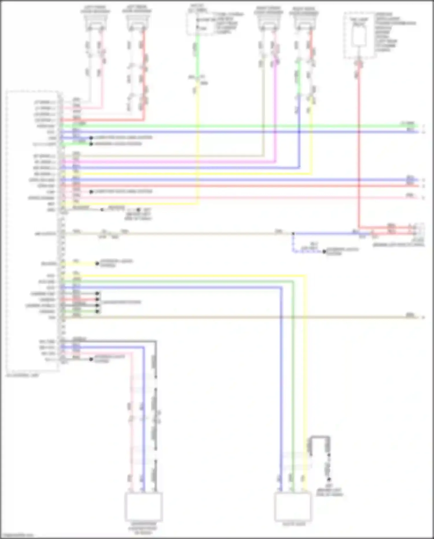 Versa Nissan II facelift (2014-2019): Premium radio circuit (1 of 2)