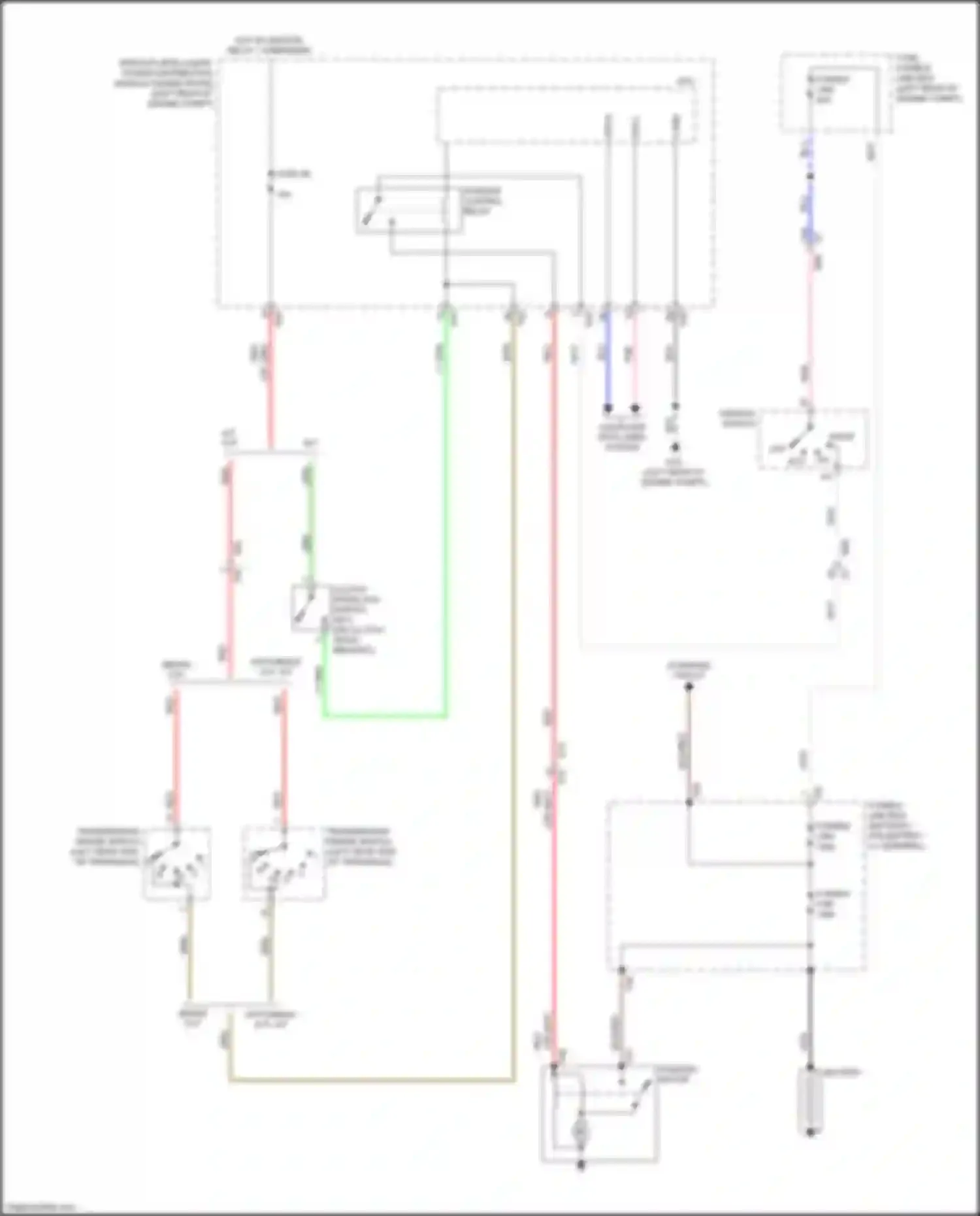 Versa Nissan II facelift (2014-2019): Starting circuit, w/o intelligent key