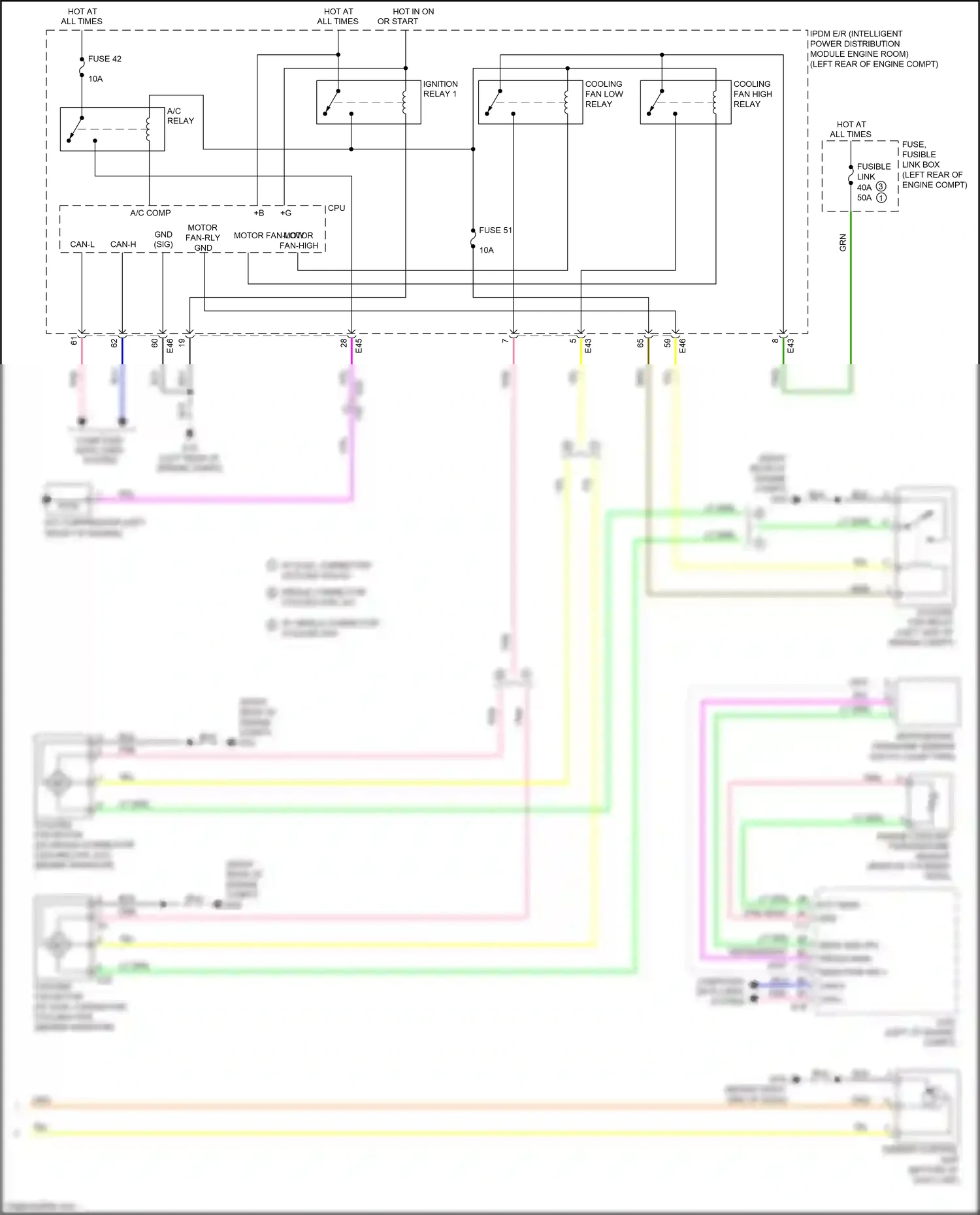 Wiring diagram blu for Nissan Versa II facelift (2014-2019) (49 of 64)