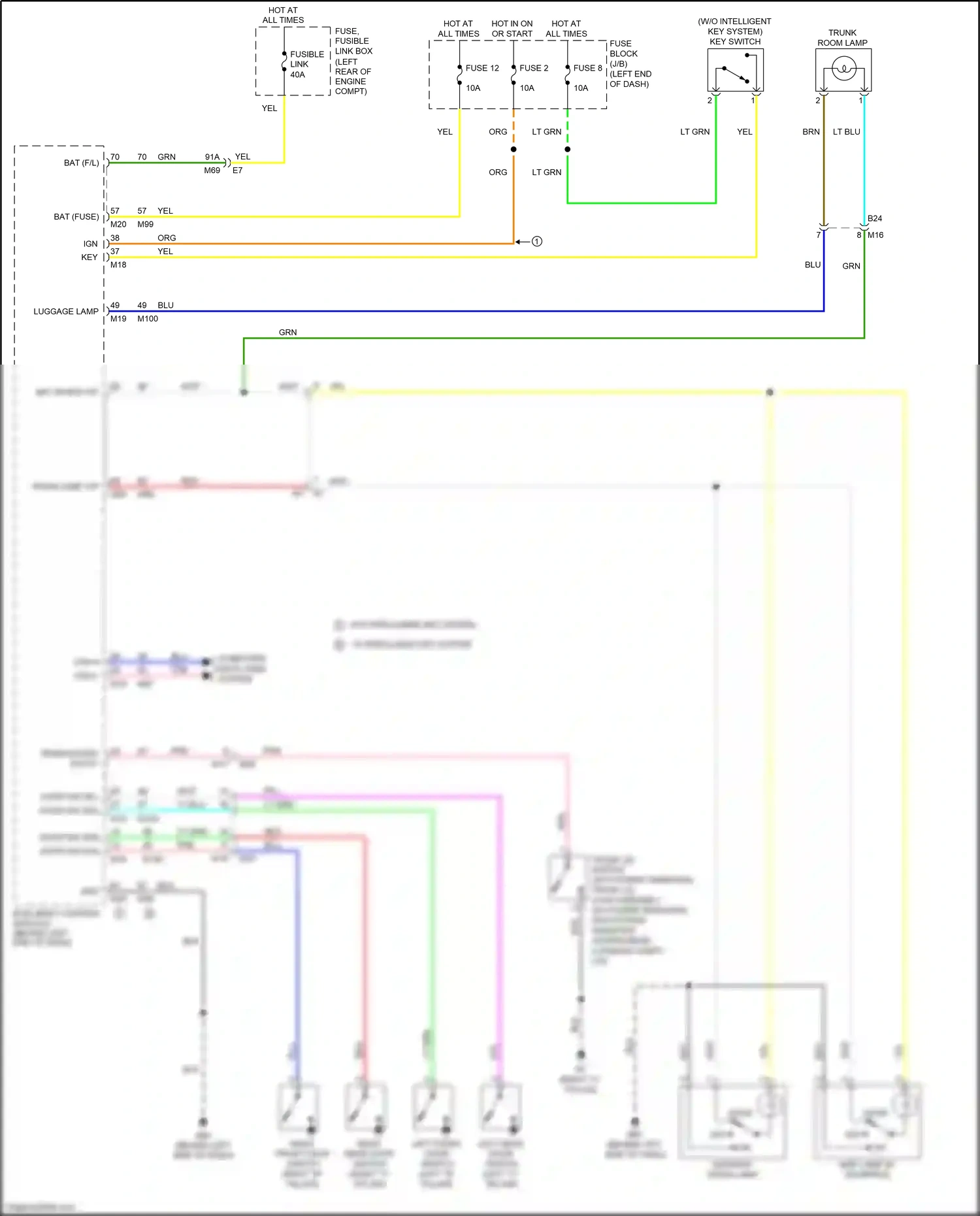 Wiring diagram blu for Nissan Versa II facelift (2014-2019) (51 of 64)
