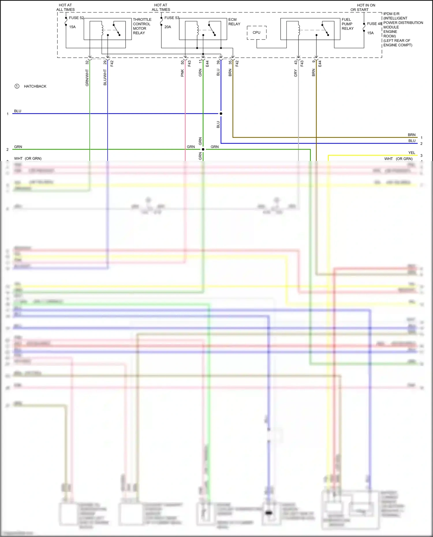 Wiring diagram blu for Nissan Versa II facelift (2014-2019) (60 of 64)