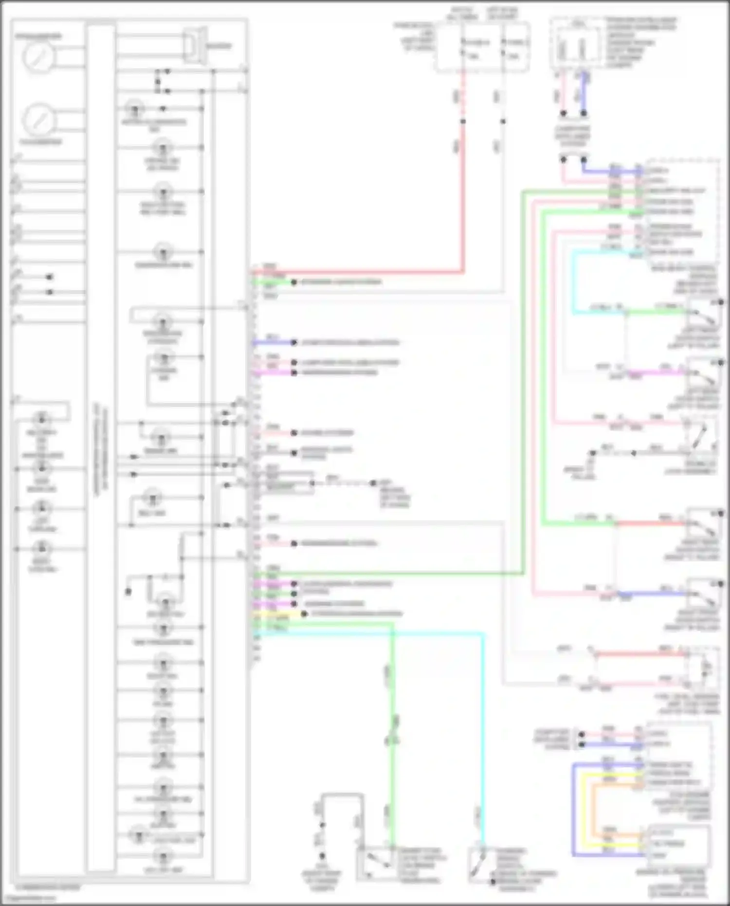 Wiring diagram computer data lines system for Nissan Versa II facelift (2014-2019) (34 of 43)