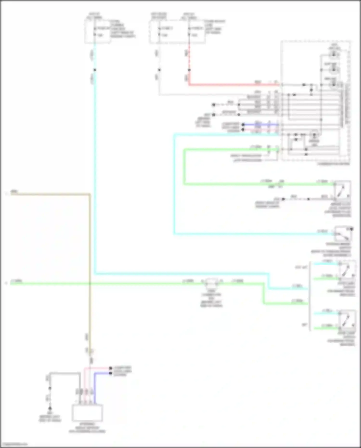 Wiring diagram computer data lines system for Nissan Versa II facelift (2014-2019) (12 of 43)