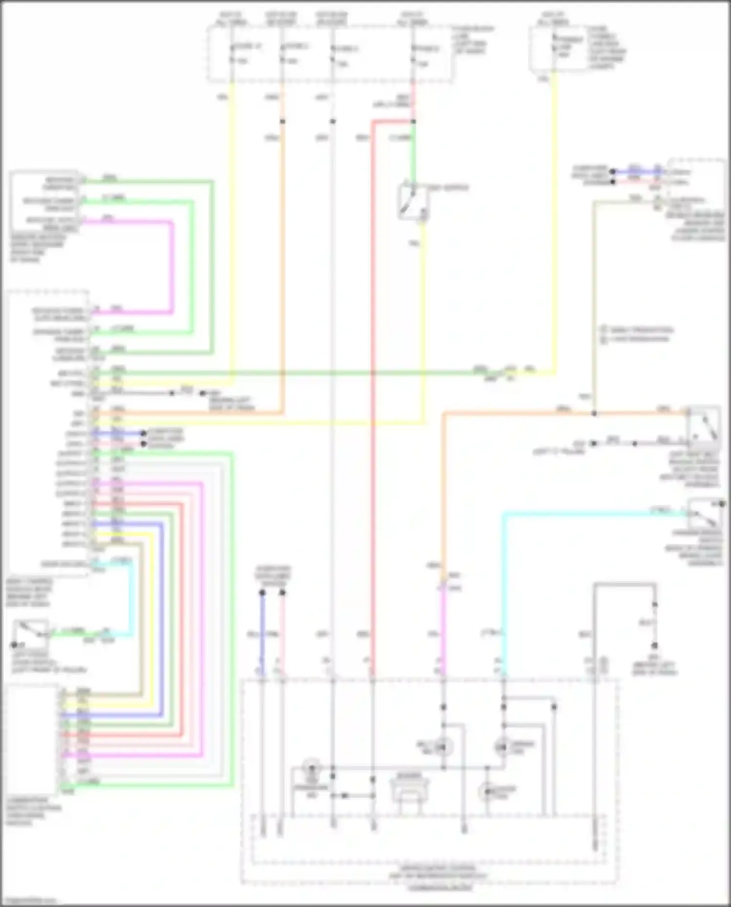 Wiring diagram computer data lines system for Nissan Versa II facelift (2014-2019) (41 of 43)