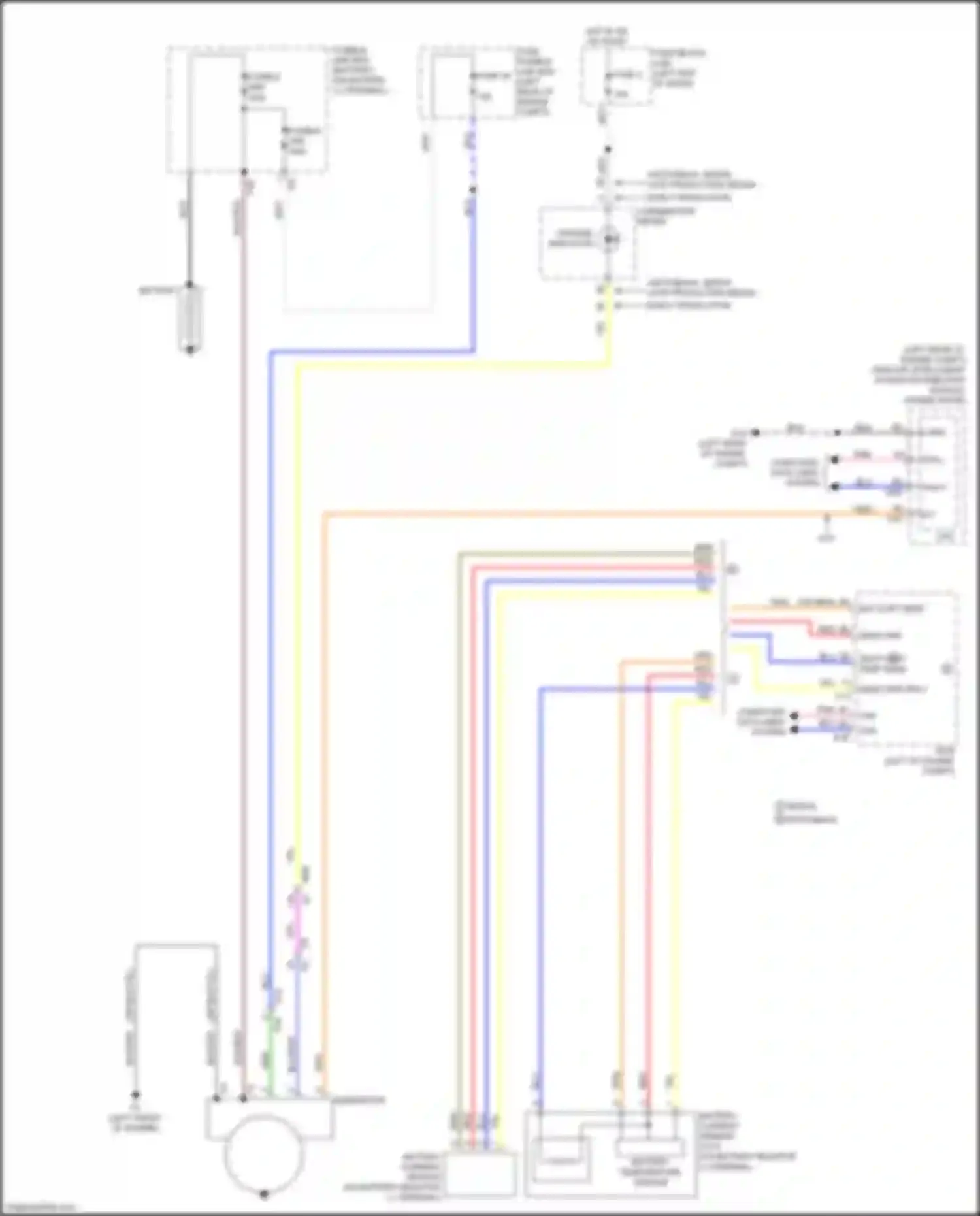 Wiring diagram computer data lines system for Nissan Versa II facelift (2014-2019) (22 of 43)