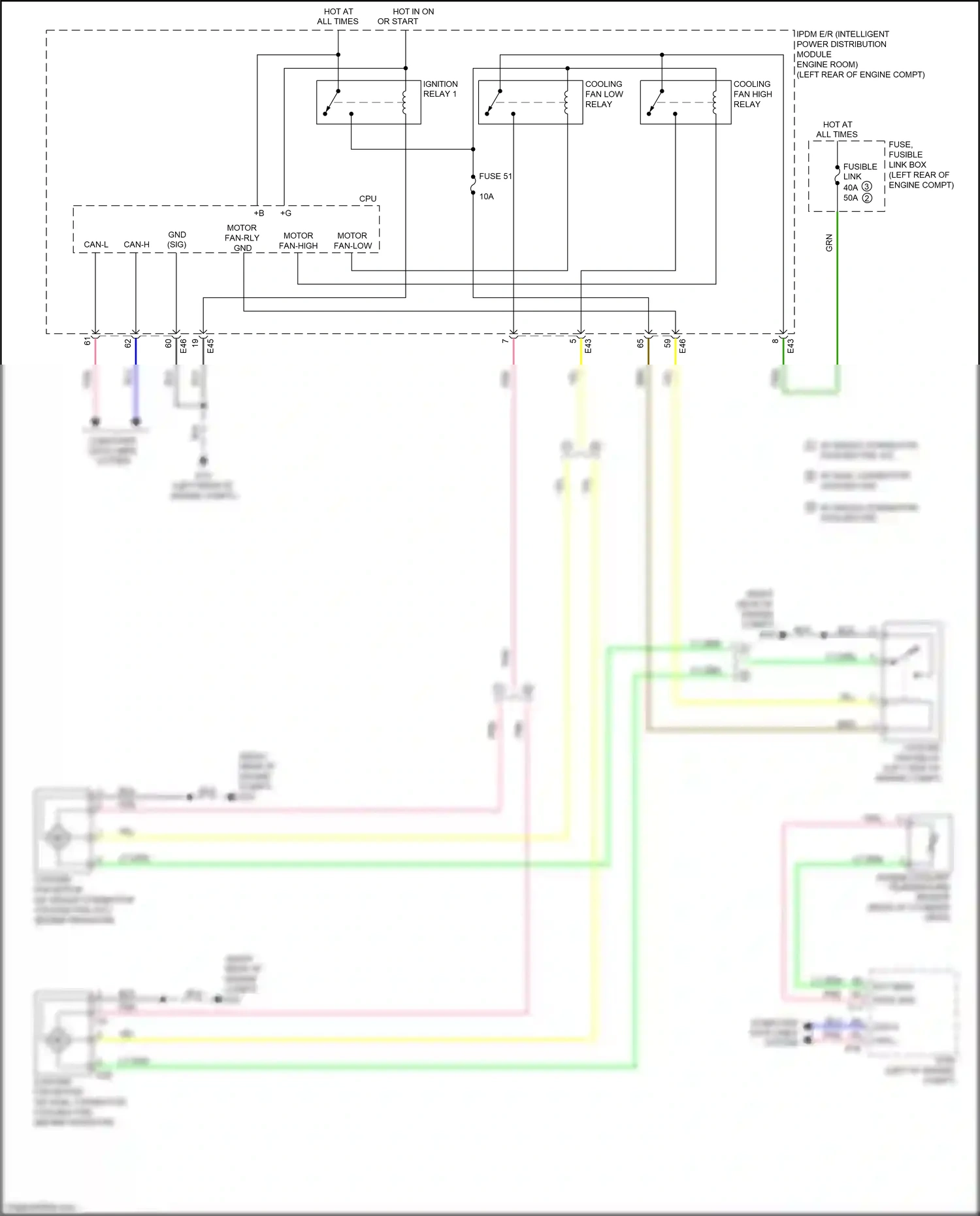 Wiring diagram ect sens for Nissan Versa II facelift (2014-2019) (1 of 1)