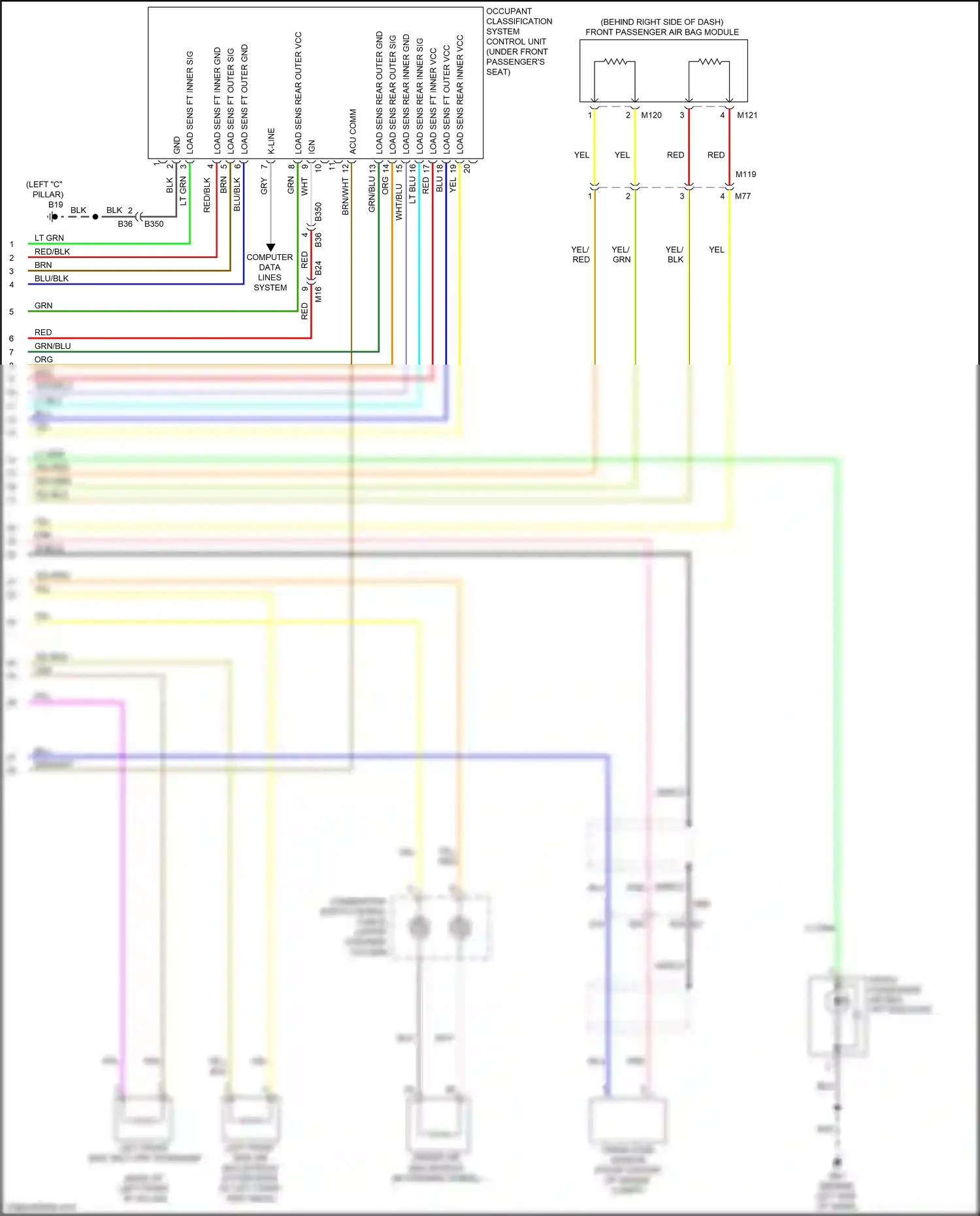 Wiring diagram lt blu for Nissan Versa II facelift (2014-2019) (37 of 43)