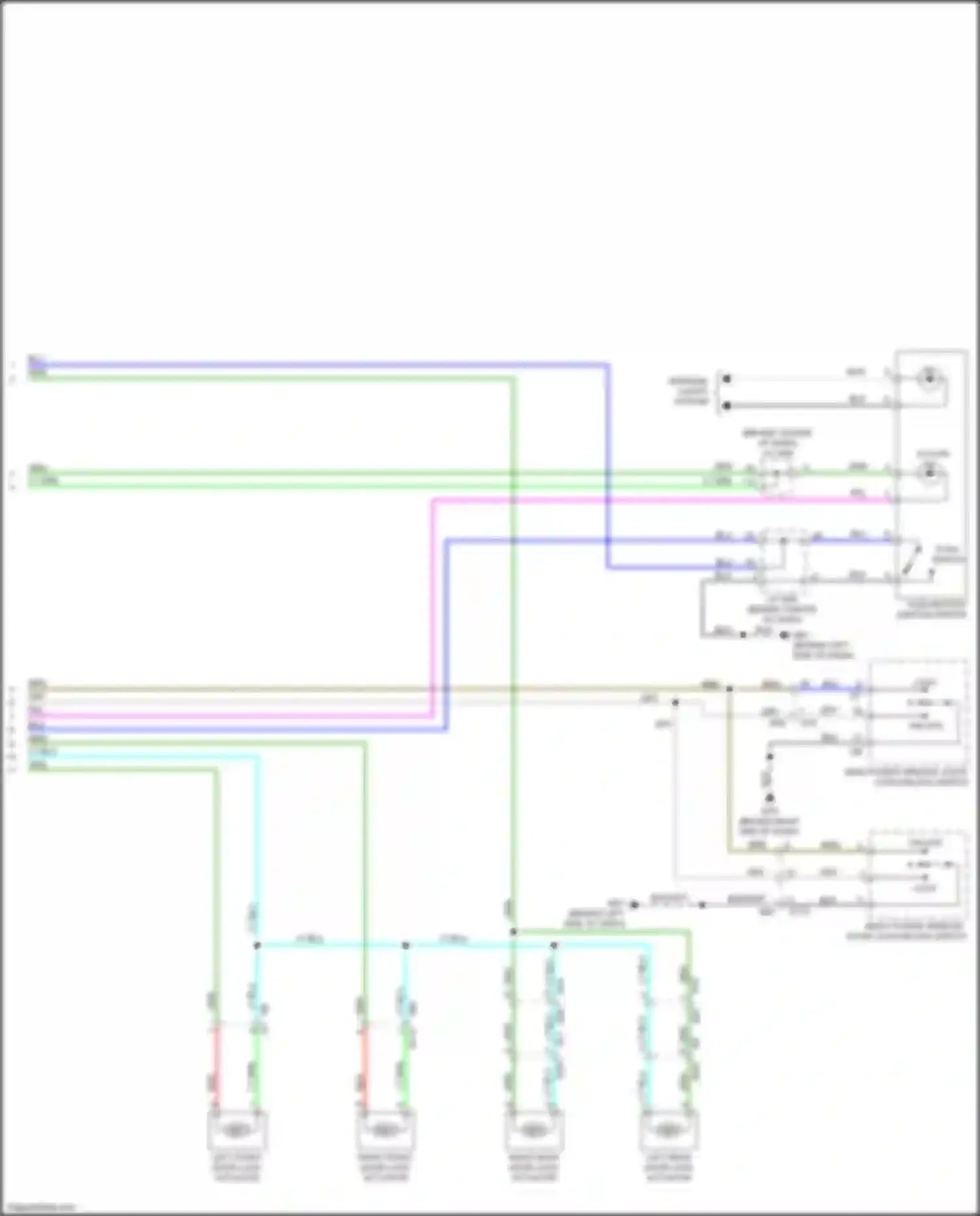 Wiring diagram push button ignition switch for Nissan Versa II facelift (2014-2019) (2 of 6)