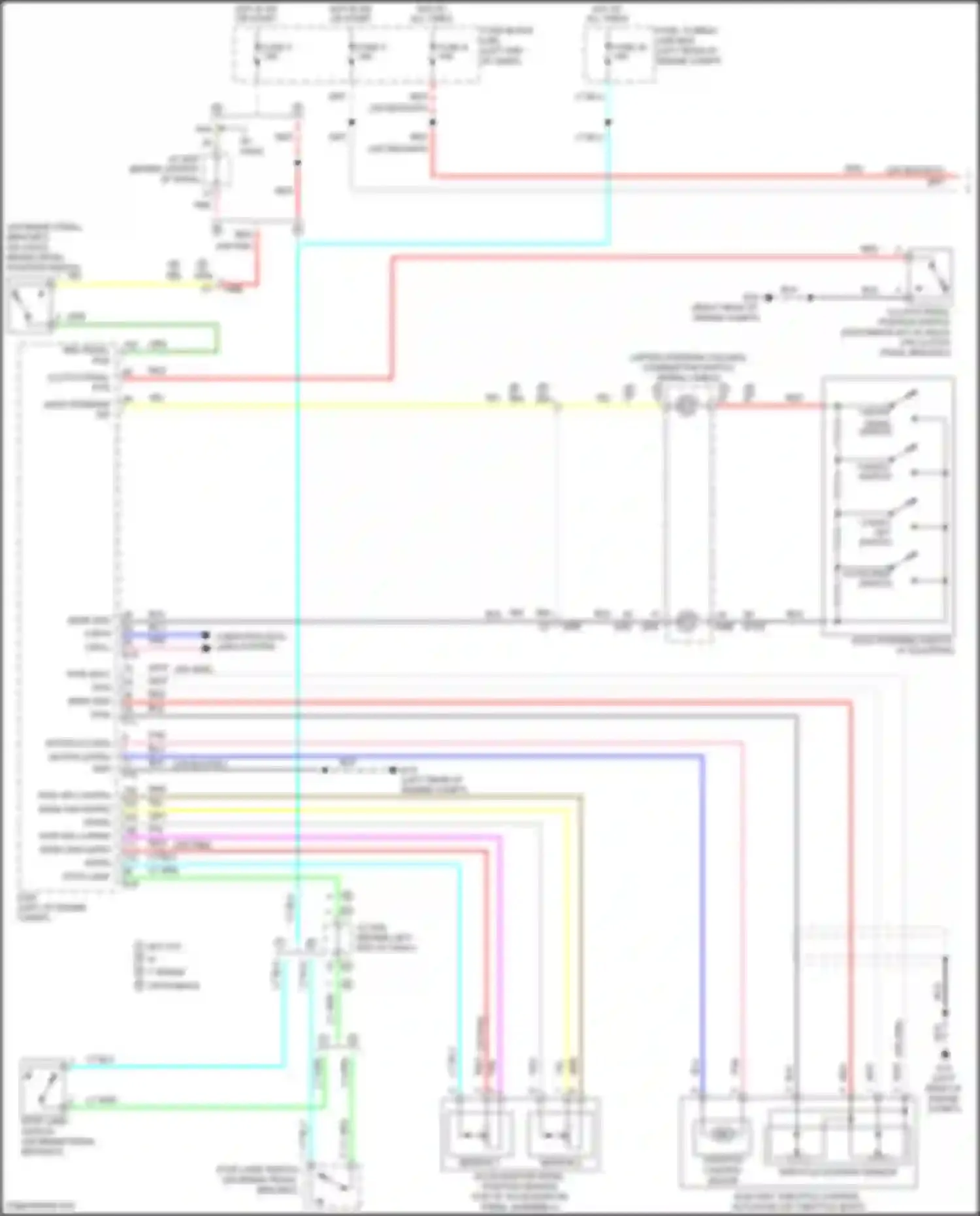Wiring diagram throttle position sensor for Nissan Versa II facelift (2014-2019) (1 of 2)