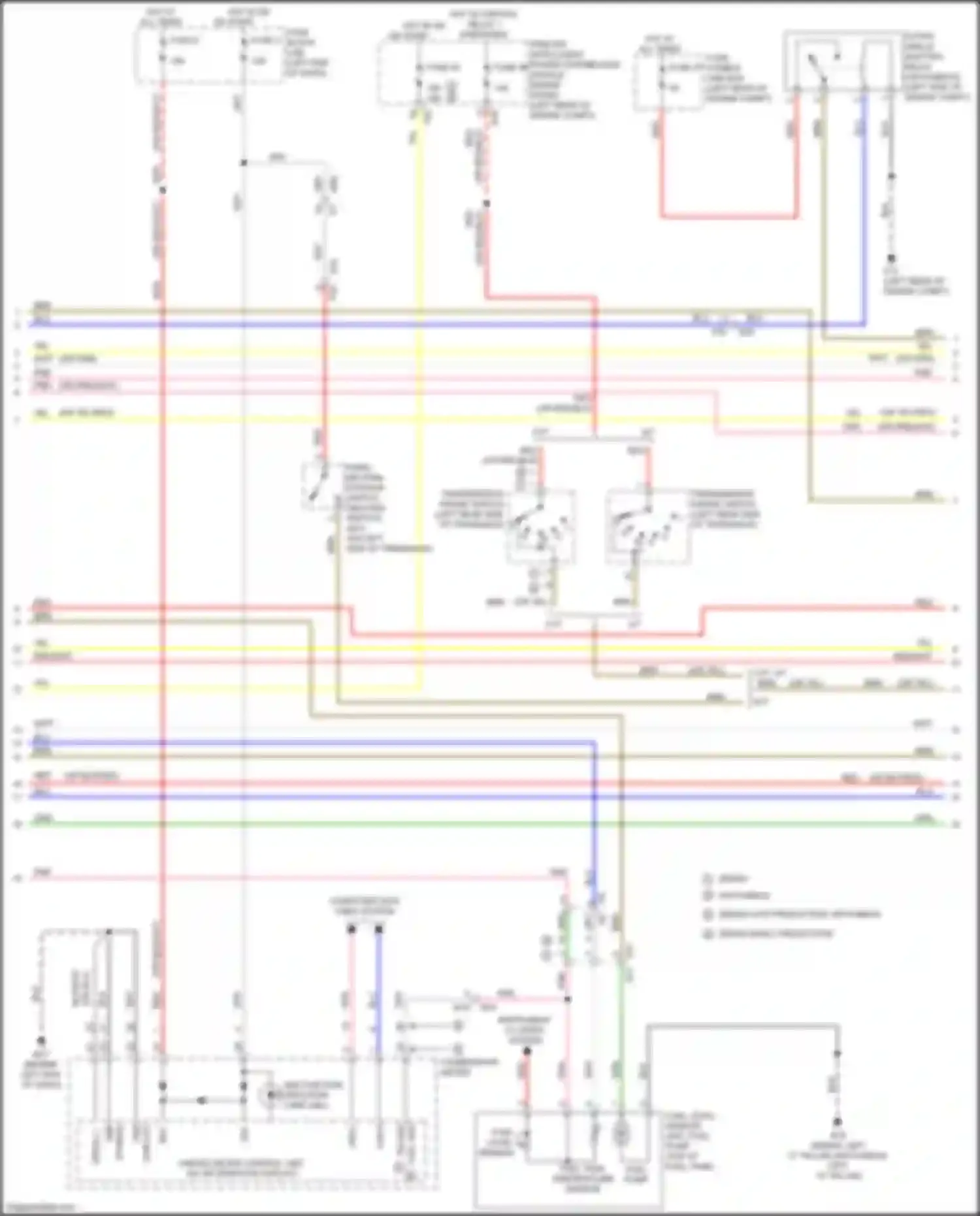 Wiring diagram unified meter control unit for Nissan Versa II facelift (2014-2019) (8 of 8)