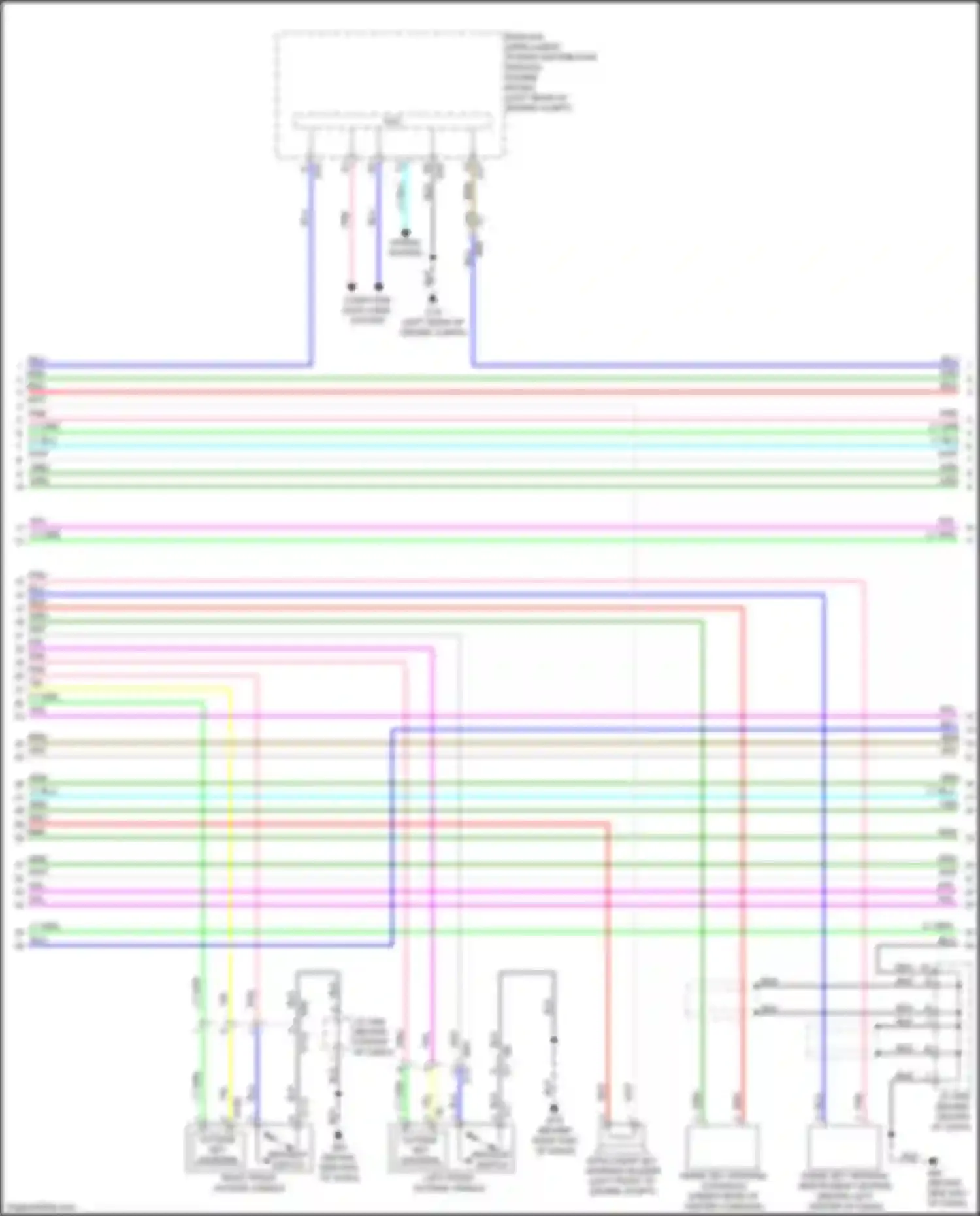 Versa Nissan II (2012-2014): Forced entry circuit, w/ intelligent key unit (2 of 4)