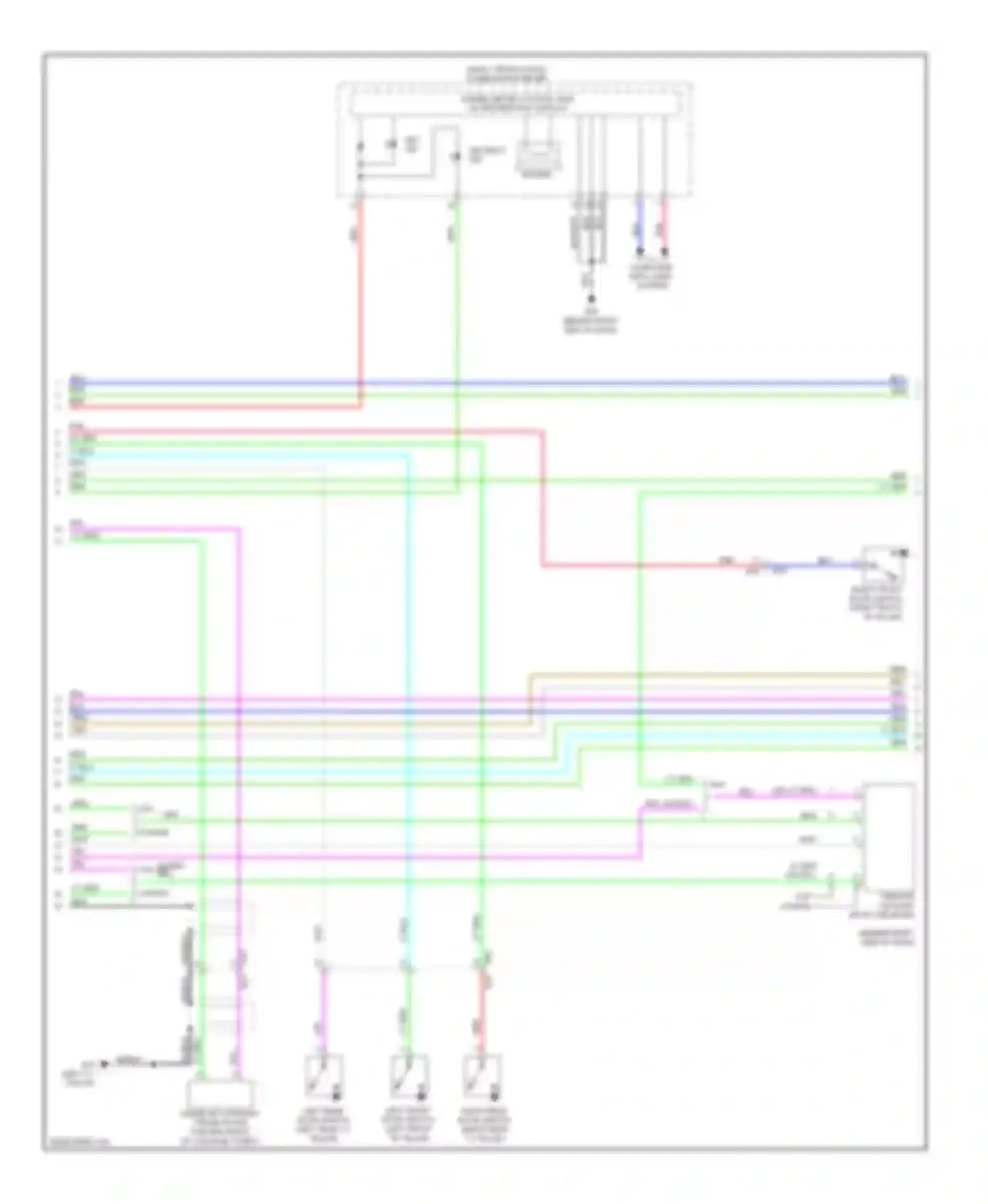 Versa Nissan II (2012-2014): Forced entry circuit, with intelligent key unit (3 of 4)