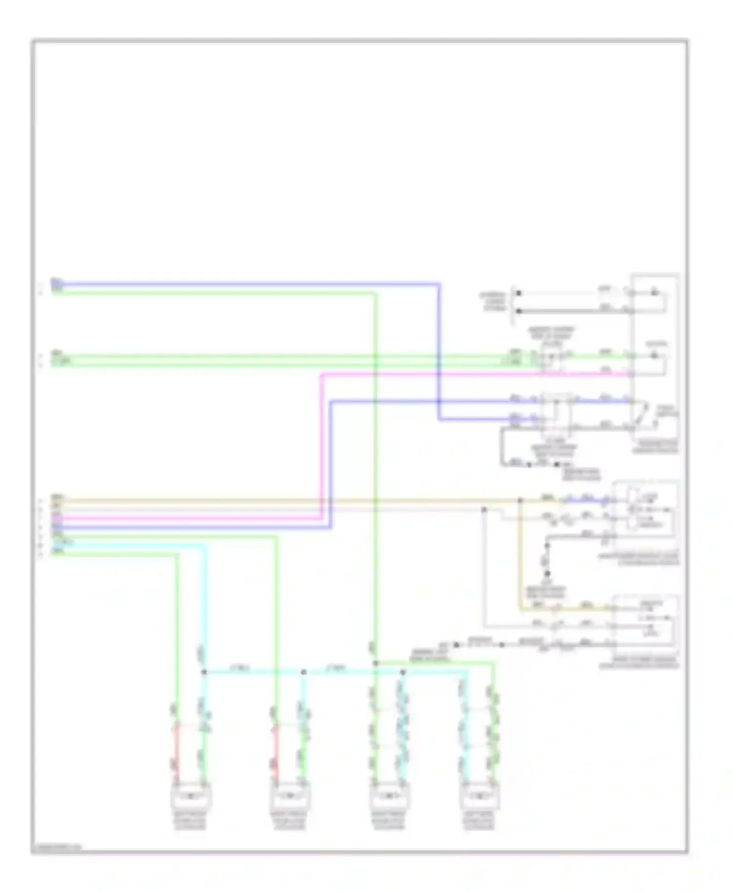 Versa Nissan II (2012-2014): Forced entry circuit, with intelligent key unit (4 of 4)