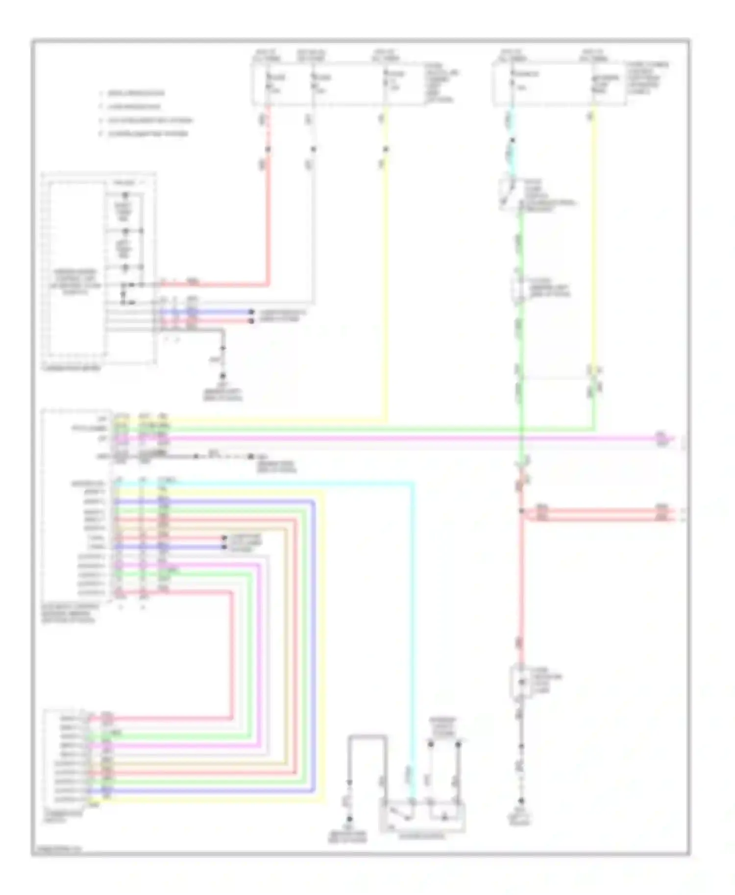 Versa Nissan II (2012-2014): Exterior lamps circuit (1 of 2)
