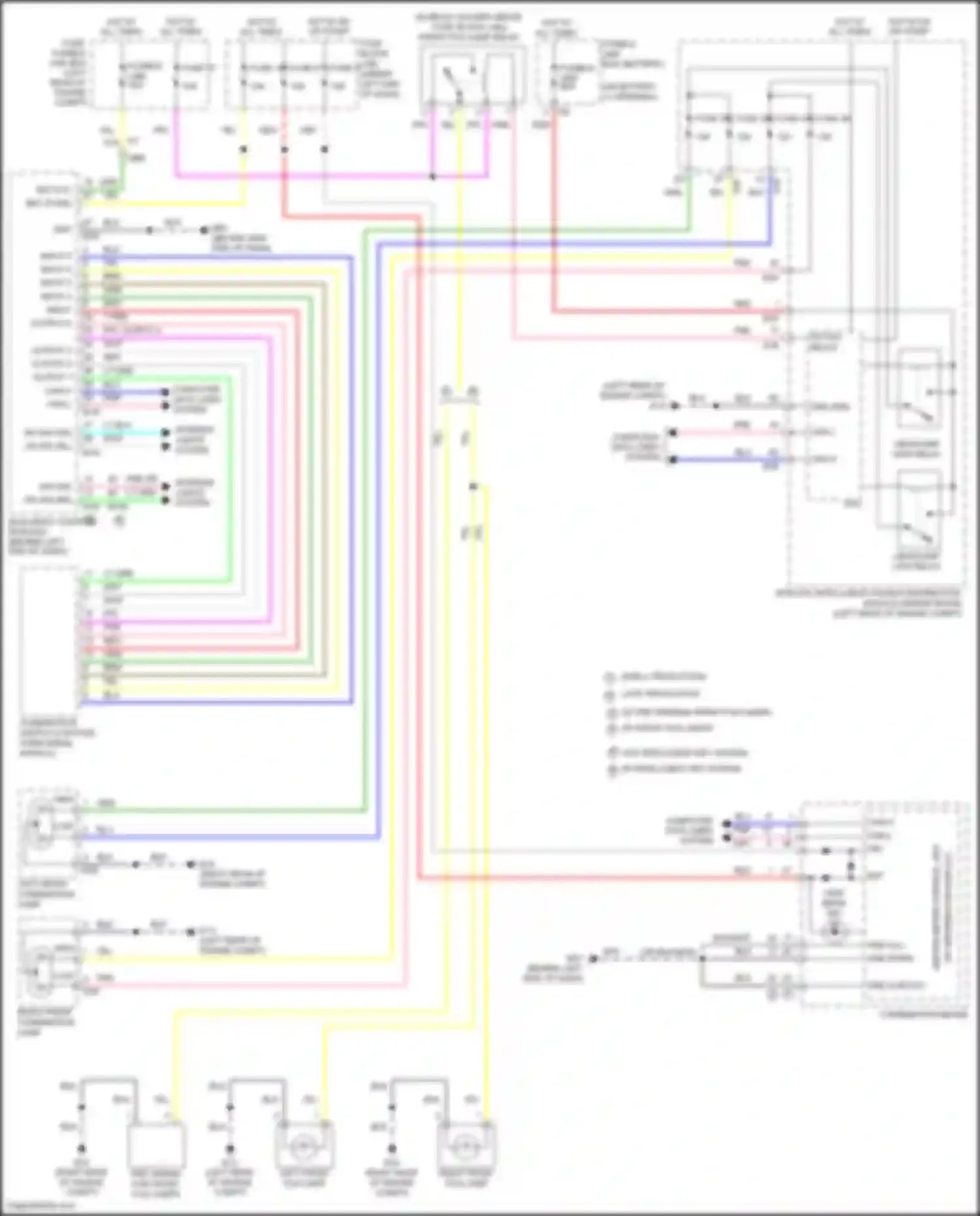 Versa Nissan II (2012-2014): Headlights circuit, w/o drl