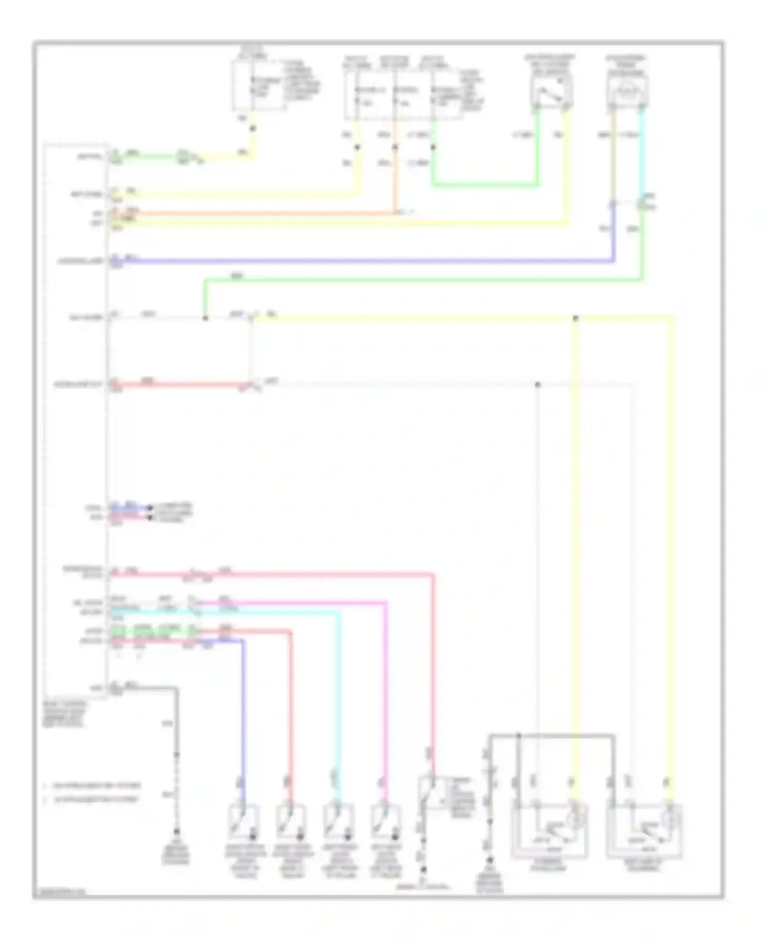 Versa Nissan II (2012-2014): Courtesy lamps circuit