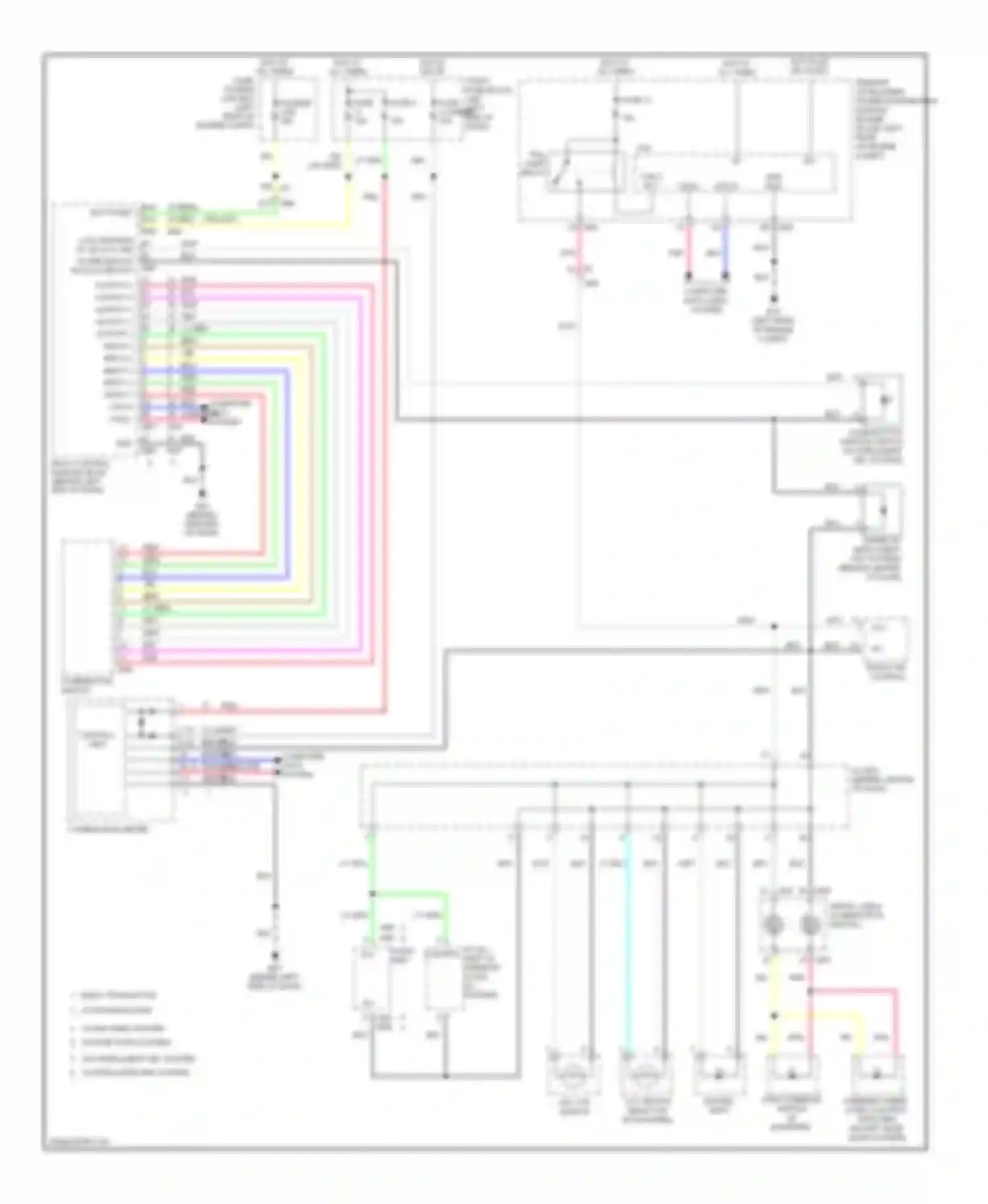 Versa Nissan II (2012-2014): Instrument illumination circuit
