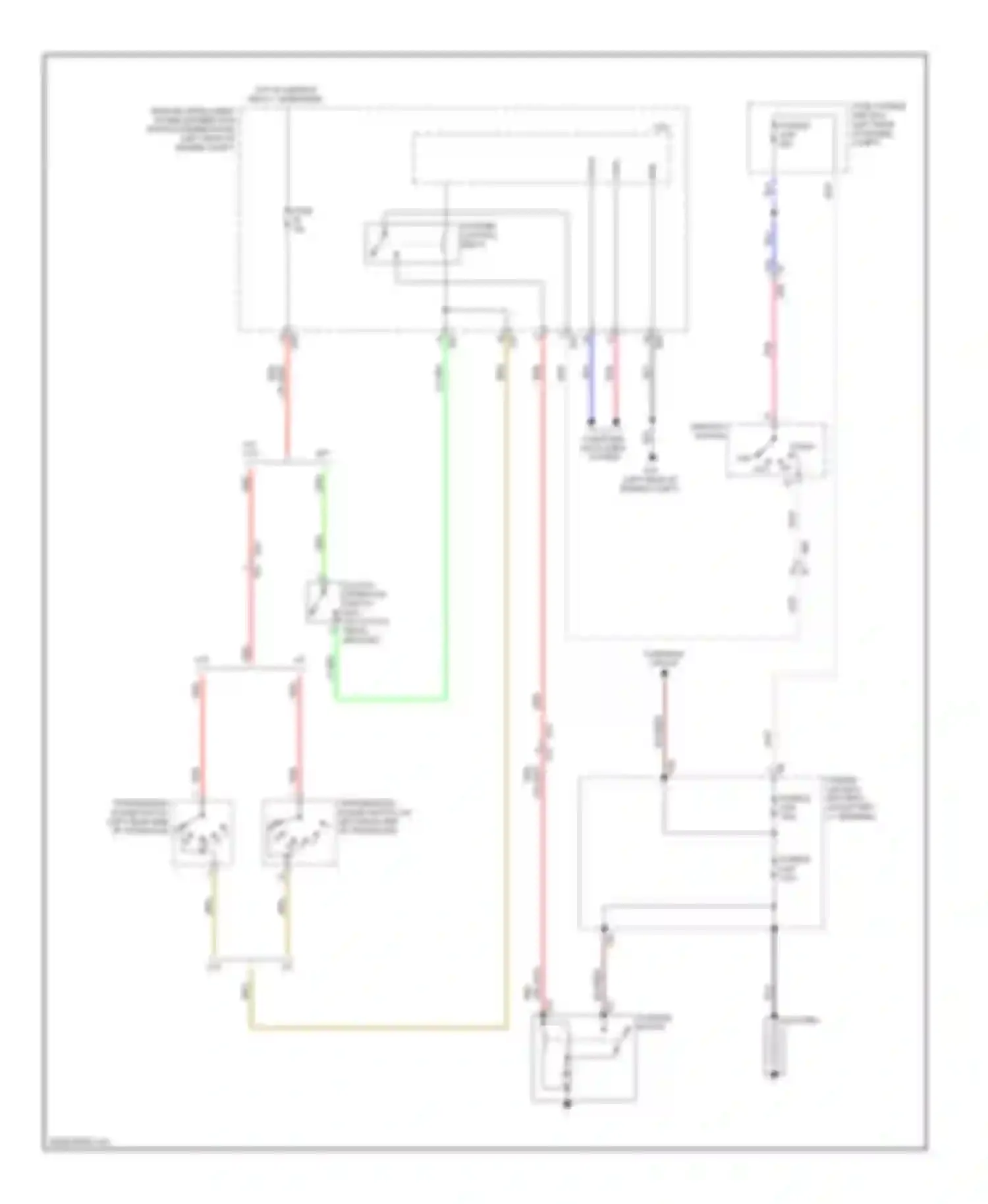 Versa Nissan II (2012-2014): Starting circuit, without intelligent key