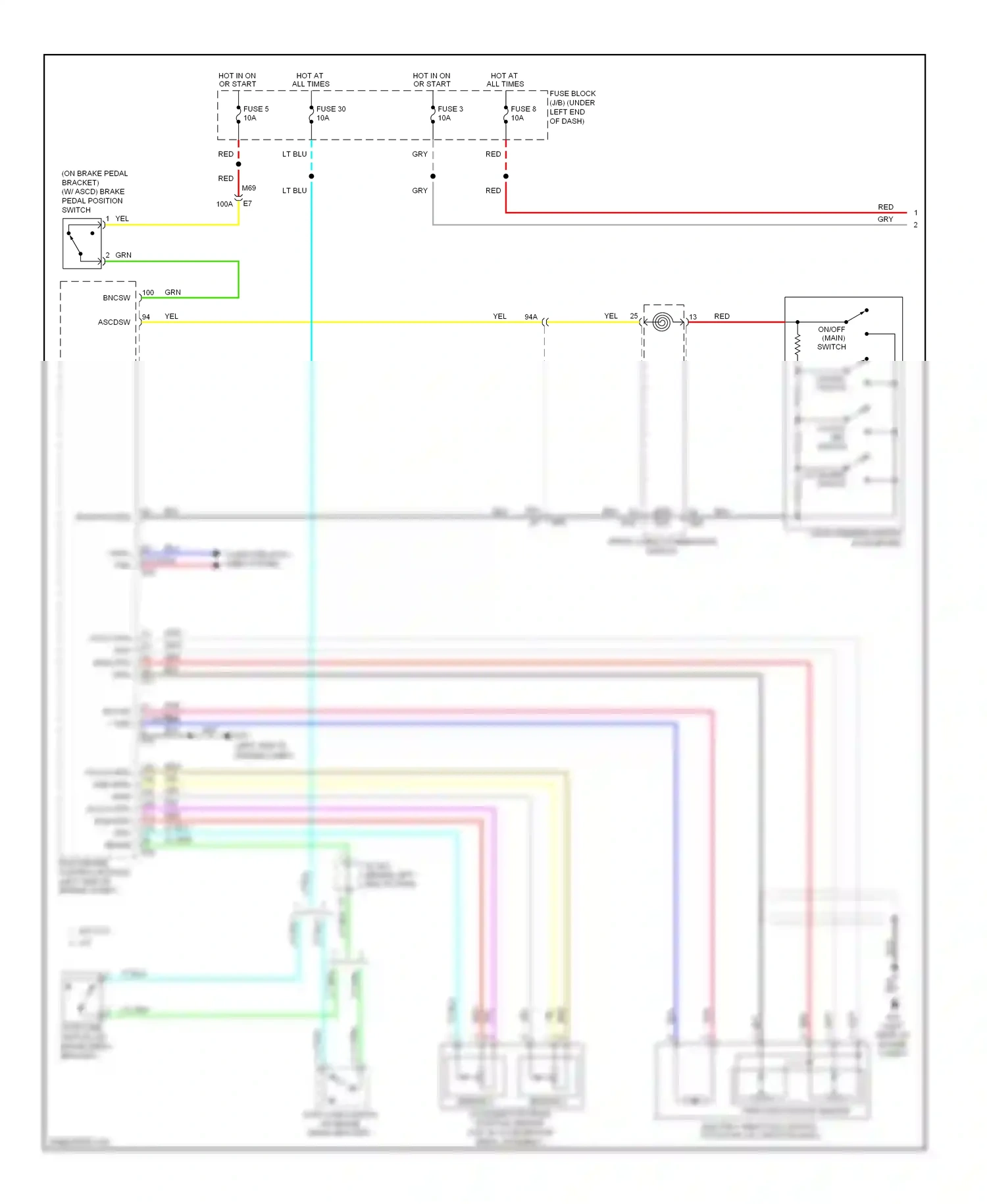 Nissan Versa II (2012-2014) ecm (engine control module) (left side of engine compt) wiring diagram  (1 of 1)