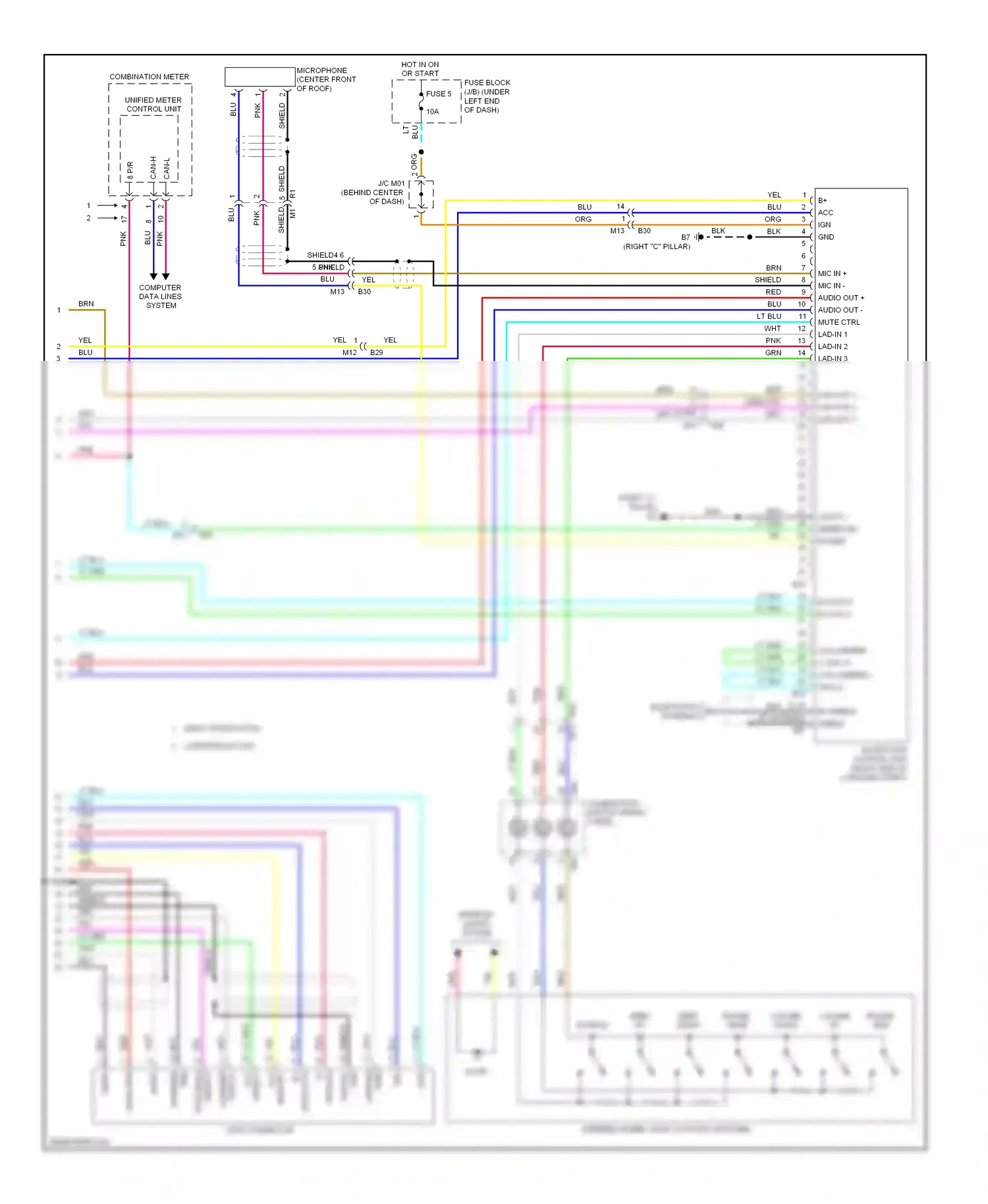 Wiring diagram grn for Nissan Versa II (2012-2014) (44 of 73)