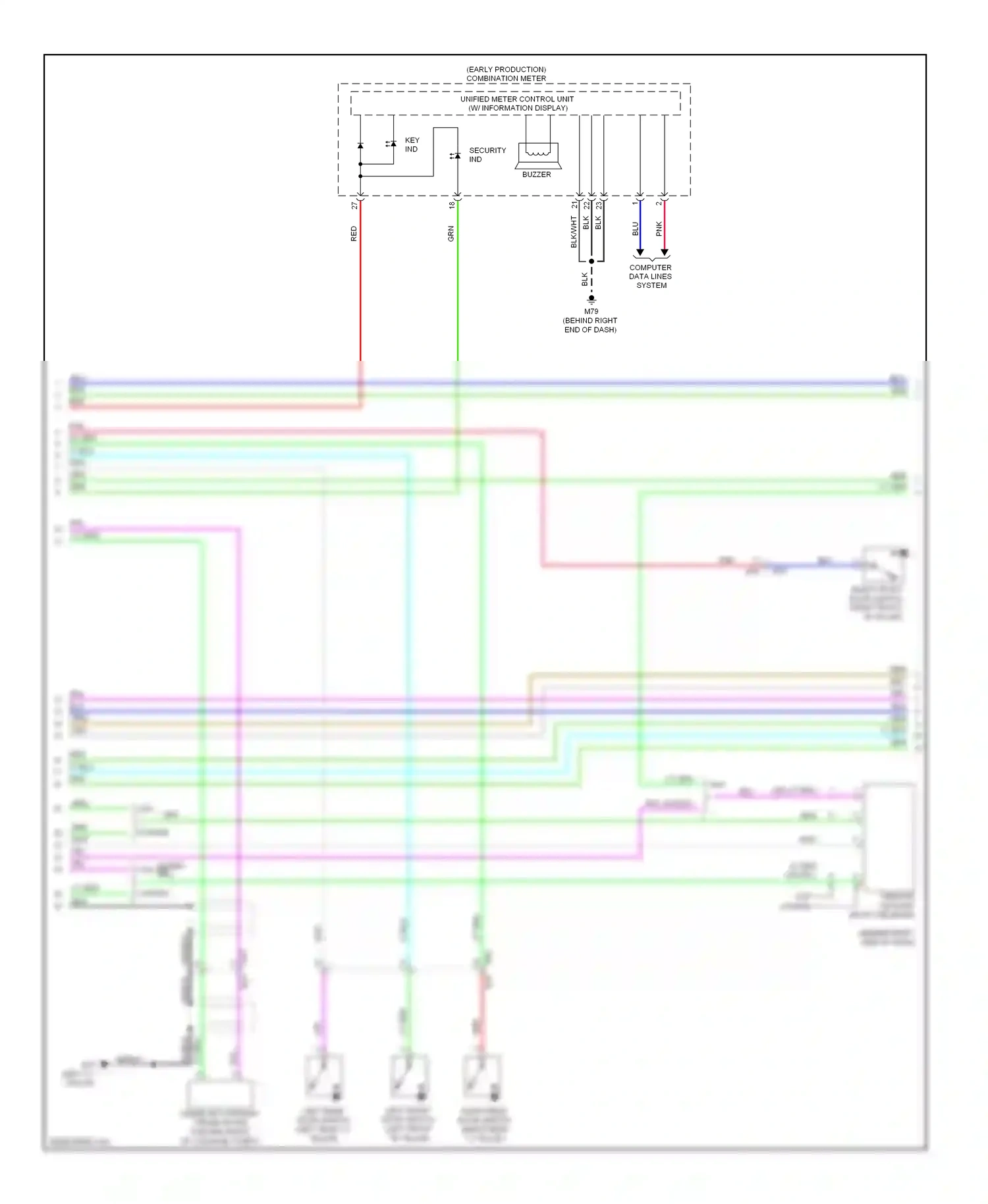 Wiring diagram key ind for Nissan Versa II (2012-2014) (2 of 4)